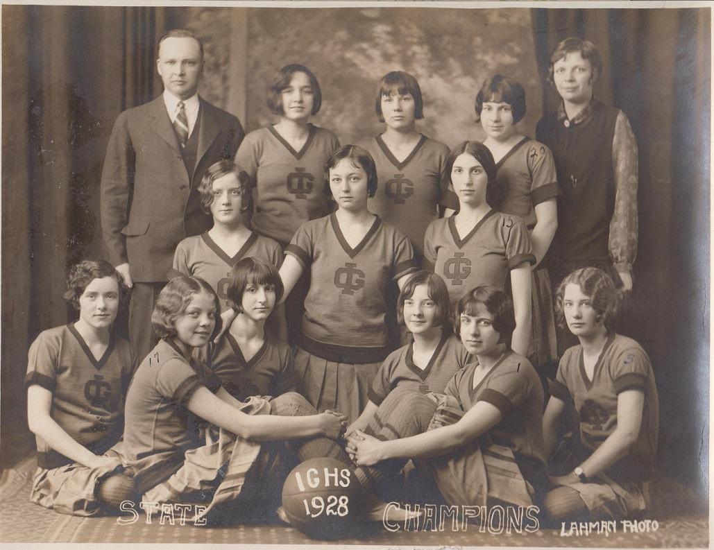 Ida Grove High School state championship women’s basketball team, Iowa