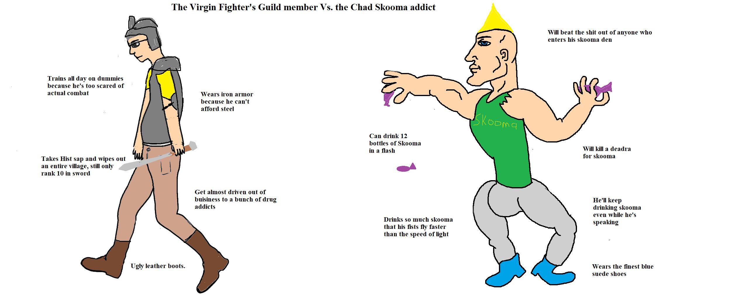 Oblivion is a good game r/virginvschad