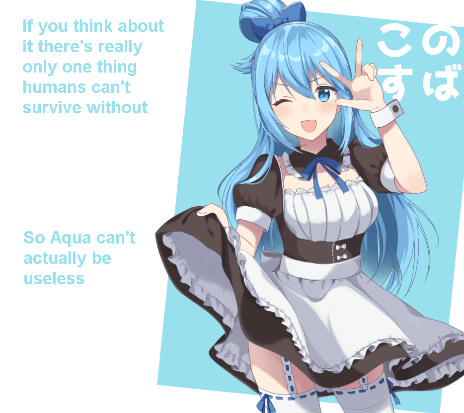 Wait so water or anime tiddies? Animemes