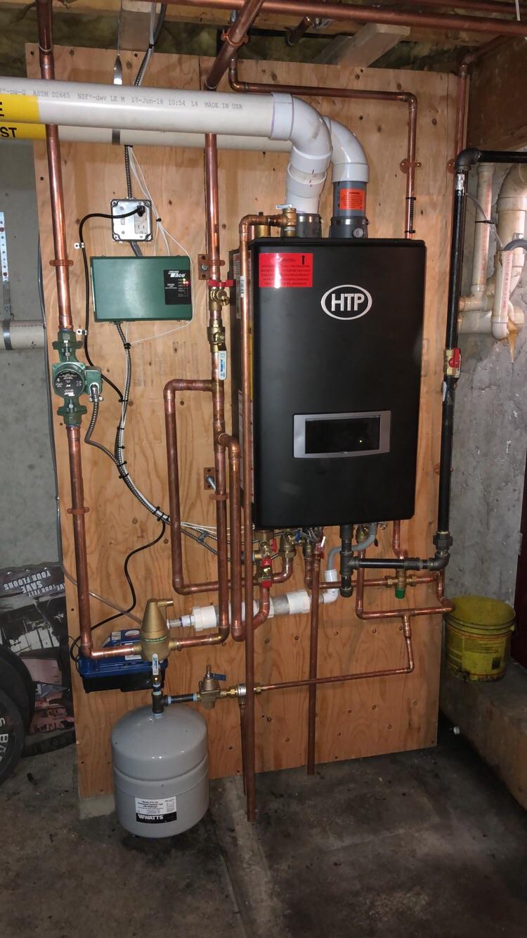 Little bit of Combi action! Really liking these HTP units. r/HVAC