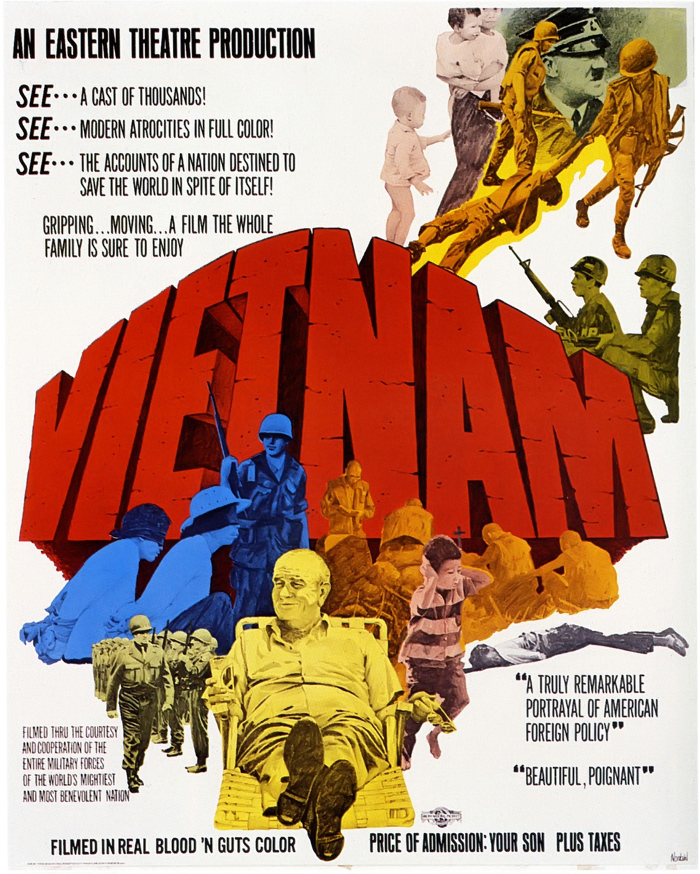 Vietnam War Satirical Movie Poster, "A Truly Remarkable Portrayal of