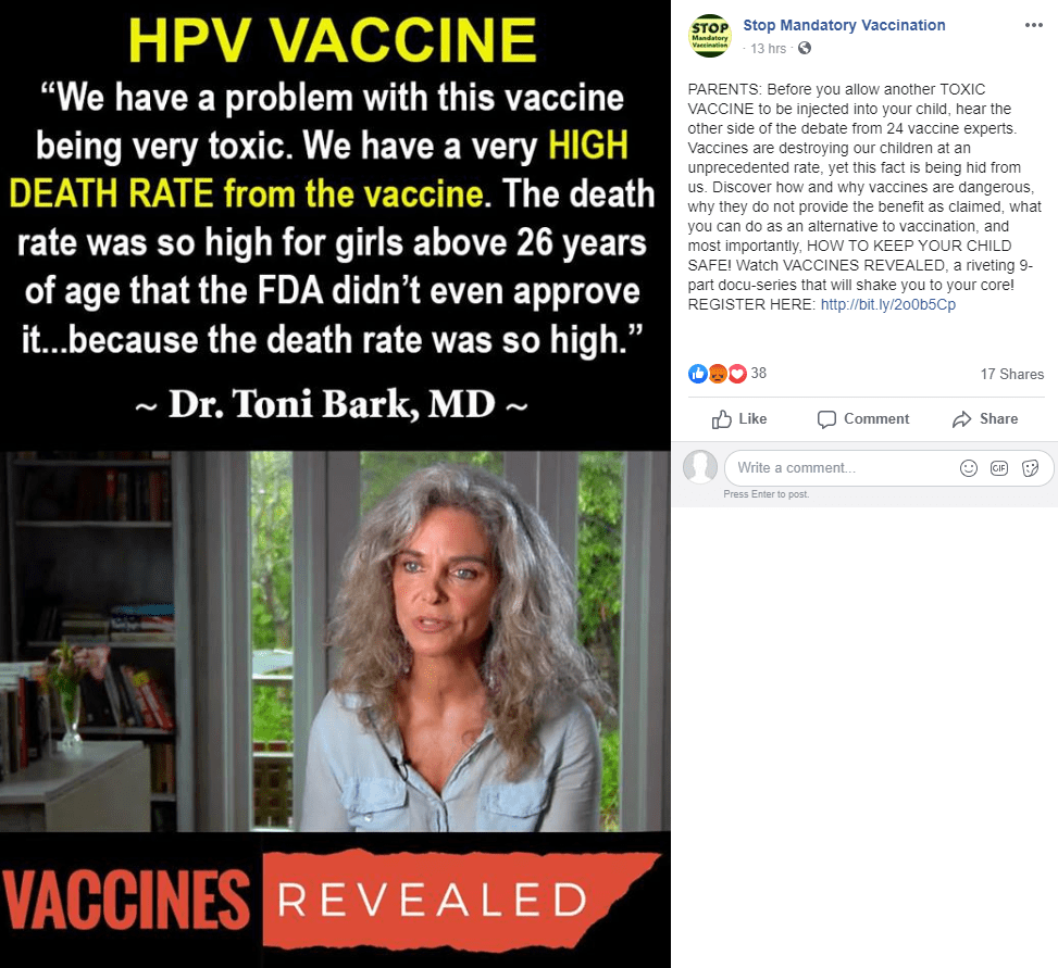 Does anyone know the "death" rate for the HPV vaccince