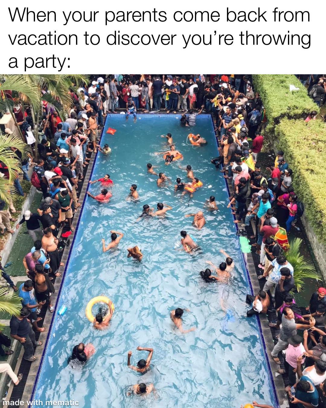 Pool Party r/meme