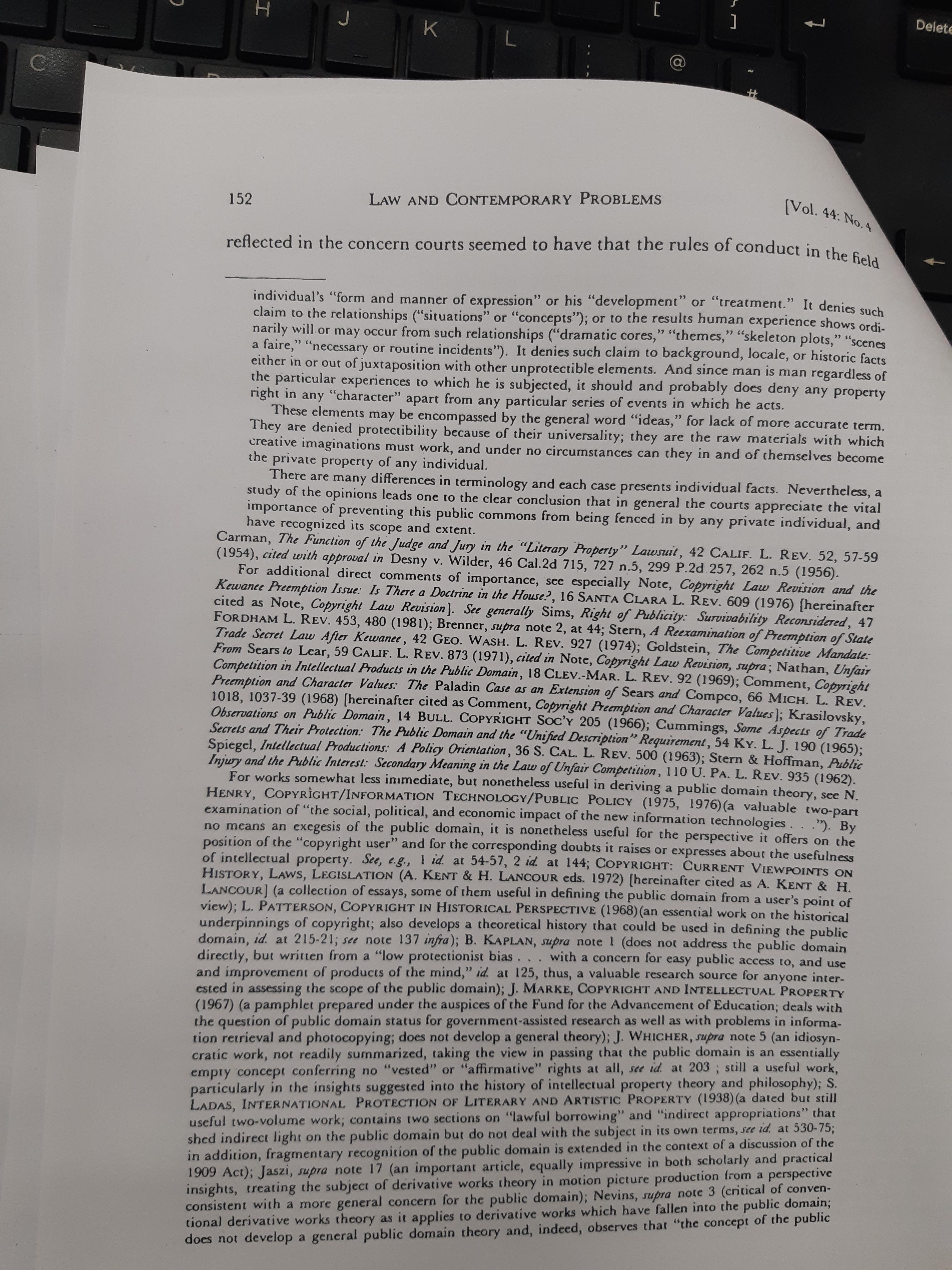 Excessive footnotes? r/LawSchool