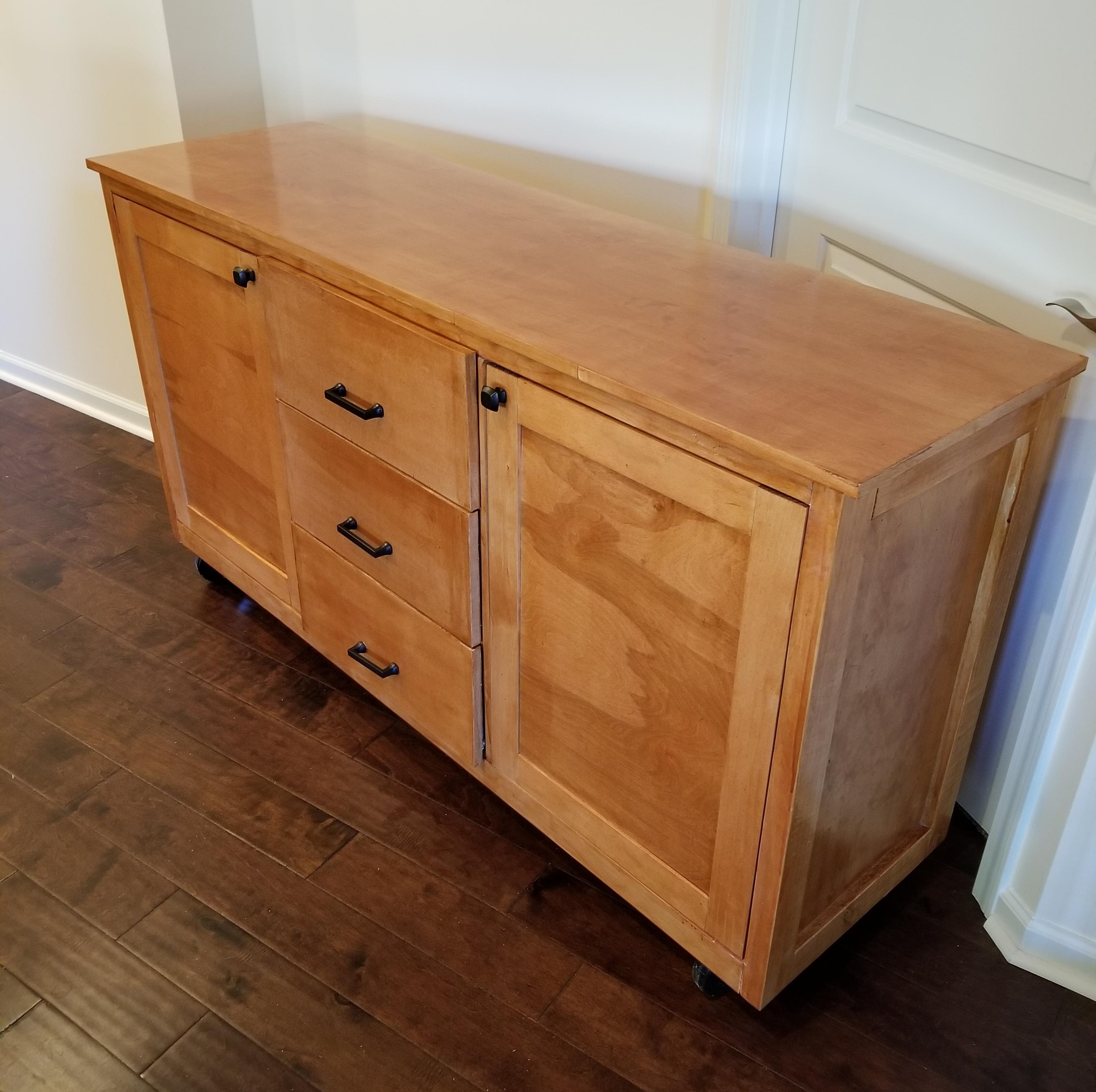 Finished My 2nd Project Rolling r/woodworking