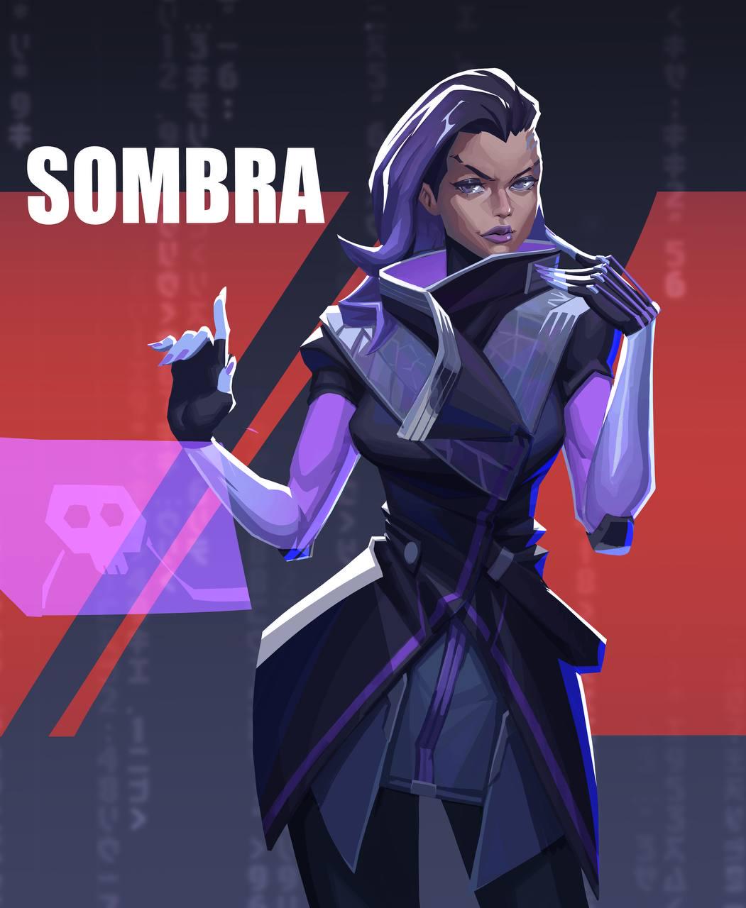 Sombra in Valorant style r/Overwatch