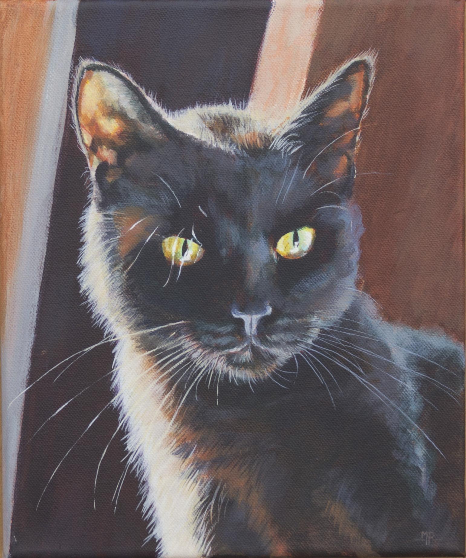 Jiji, acrylic paint on canvas, 25x30cm r/painting
