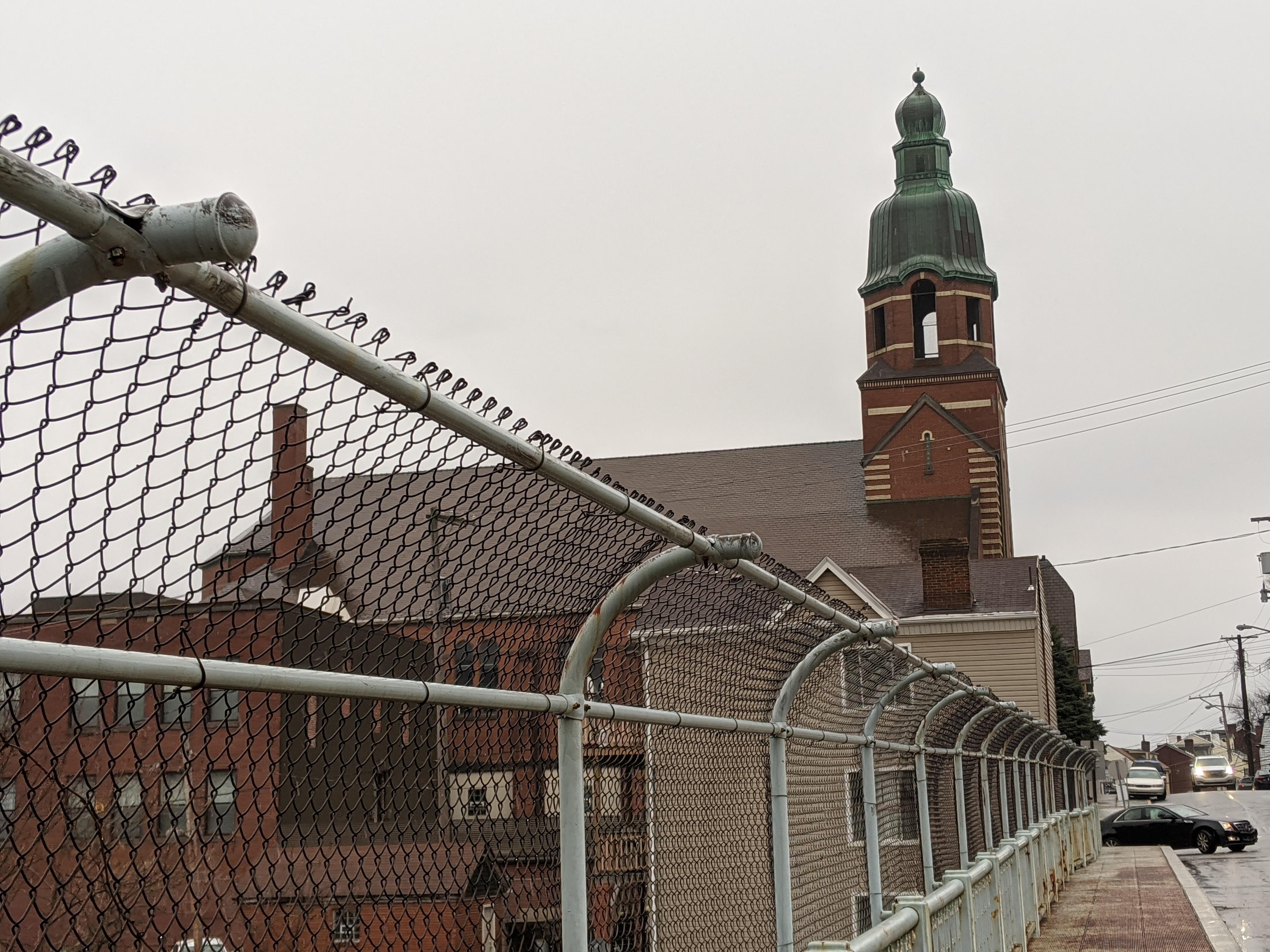 An abandoned church on a Pittsburgh kind of day. Mission St, South Side
