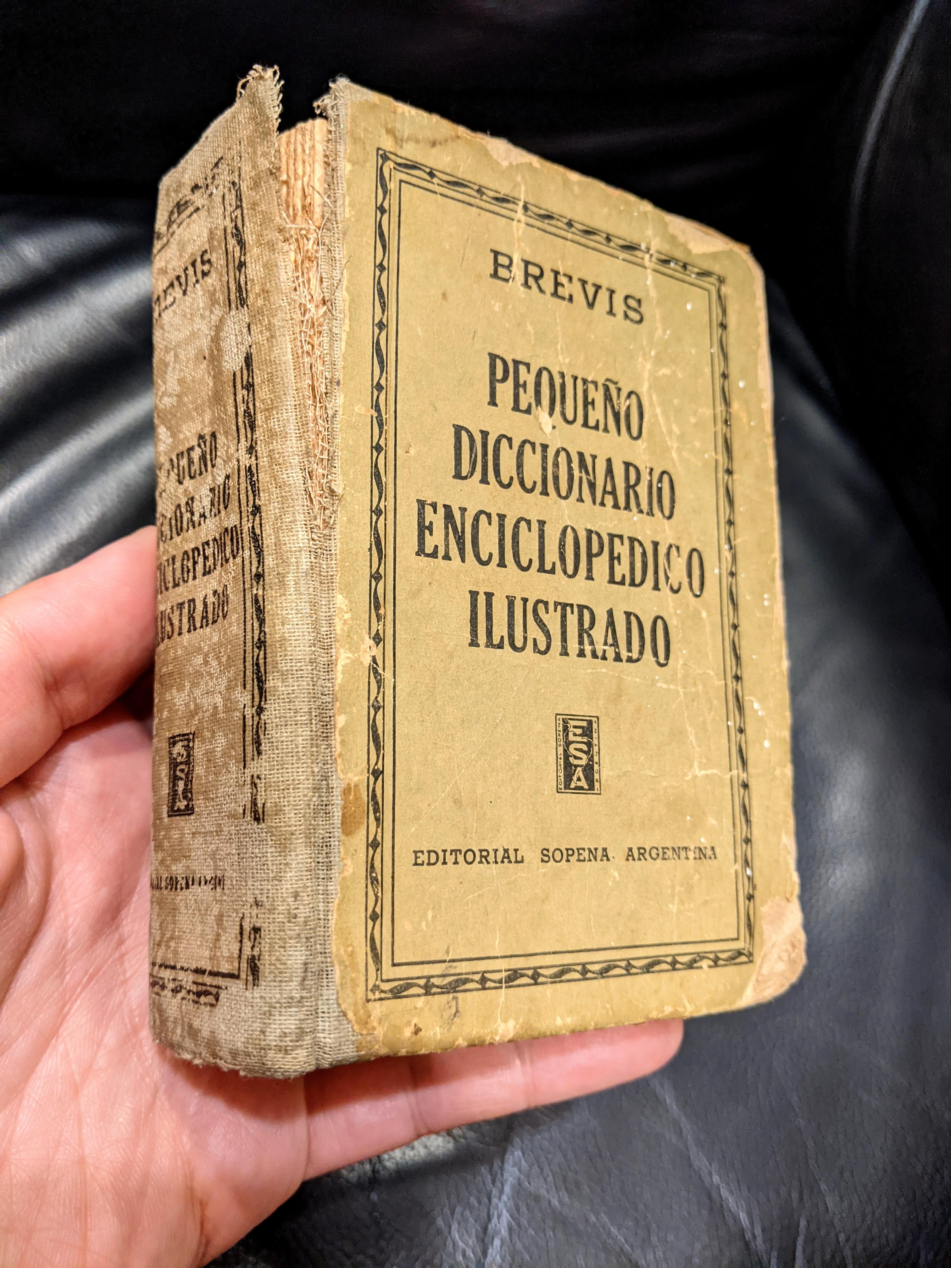 Found a really old Spanish dictionary in the basement of our building