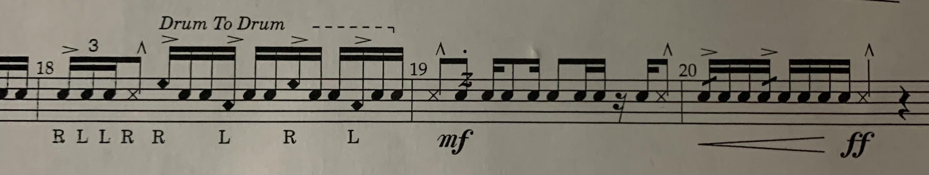 What does the “drum to drum” part mean and how do i play this? r/drumline