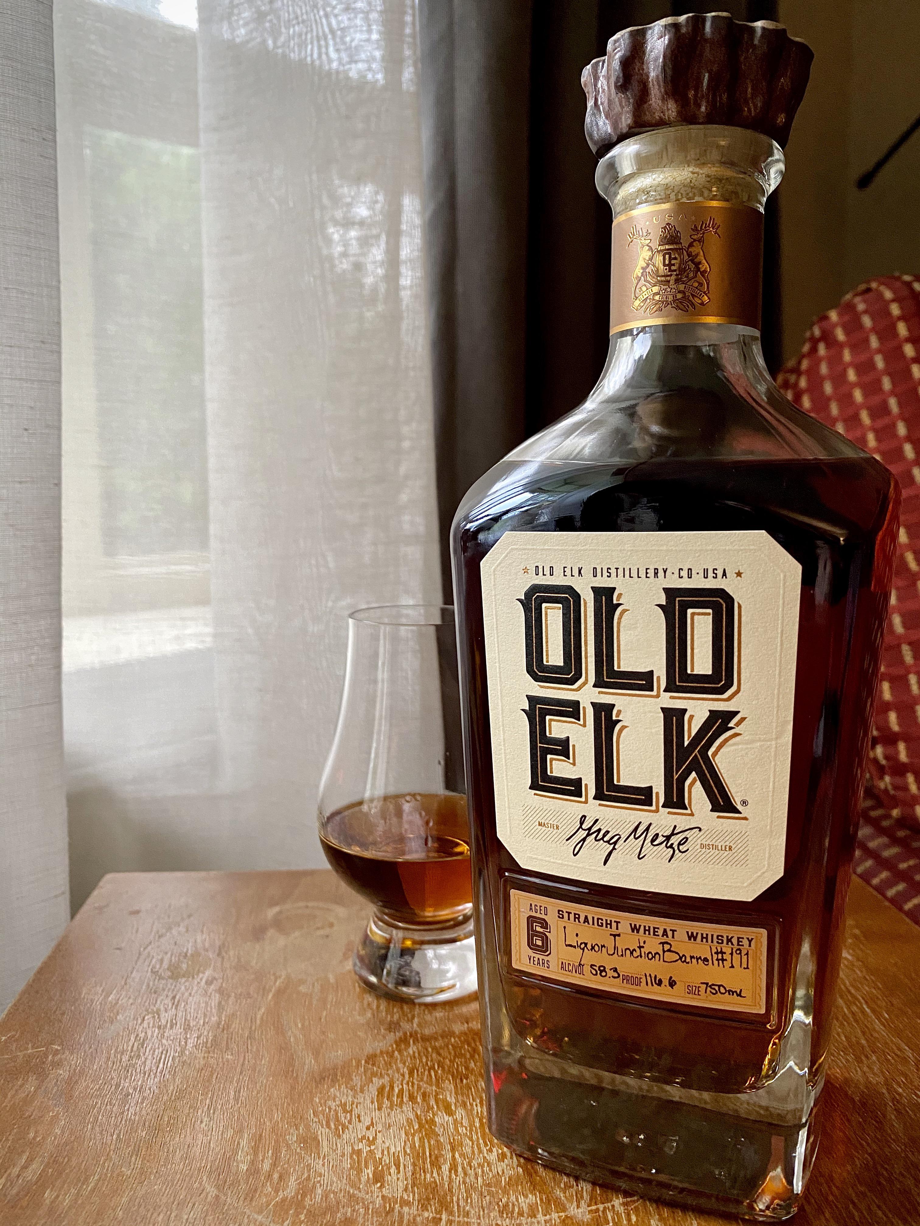 Review 6 Old Elk Straight Wheat Whiskey “Liquor Junction Barrel