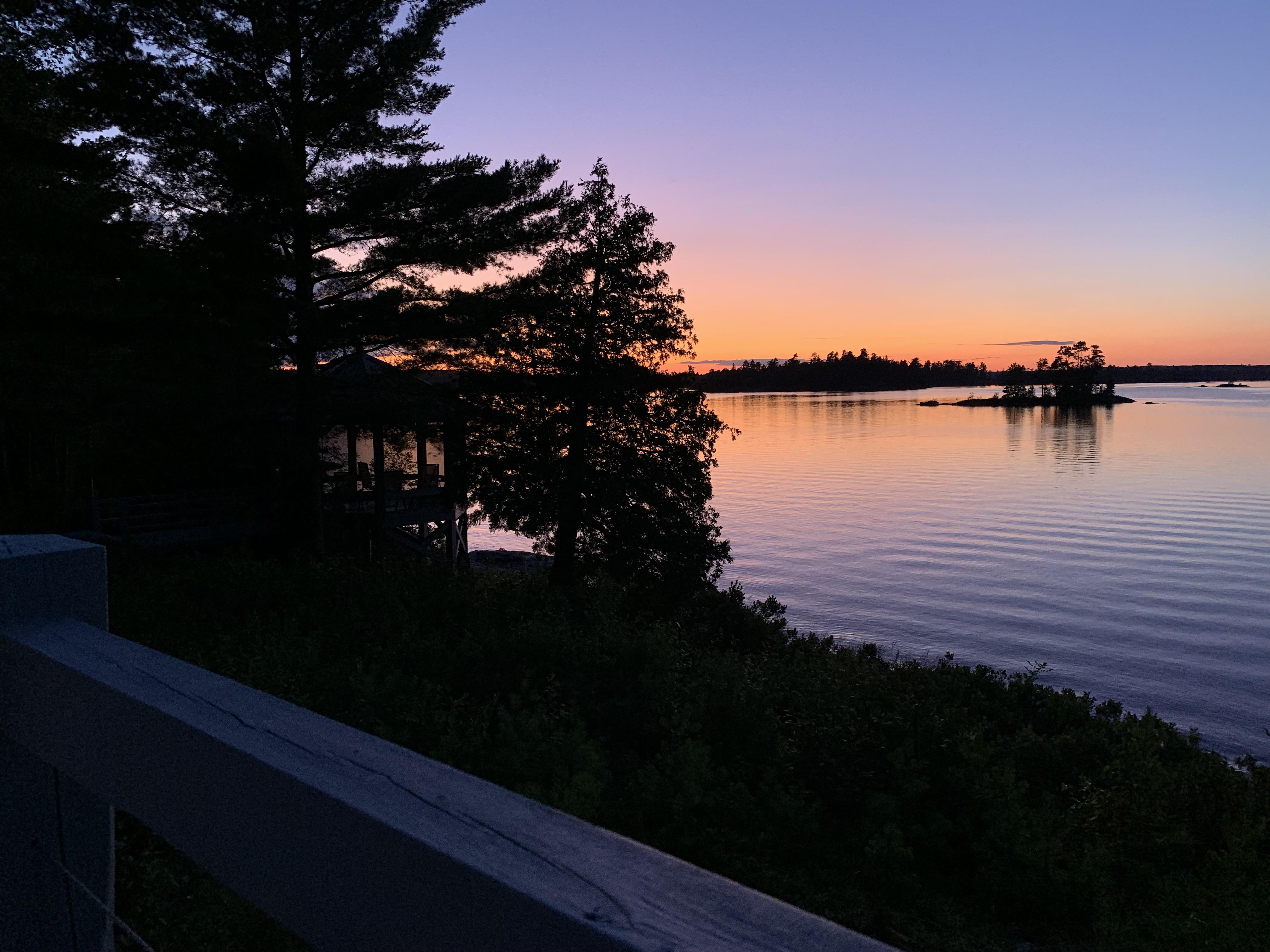 Sunsets on Lac La Croix taken end of July r/BWCA