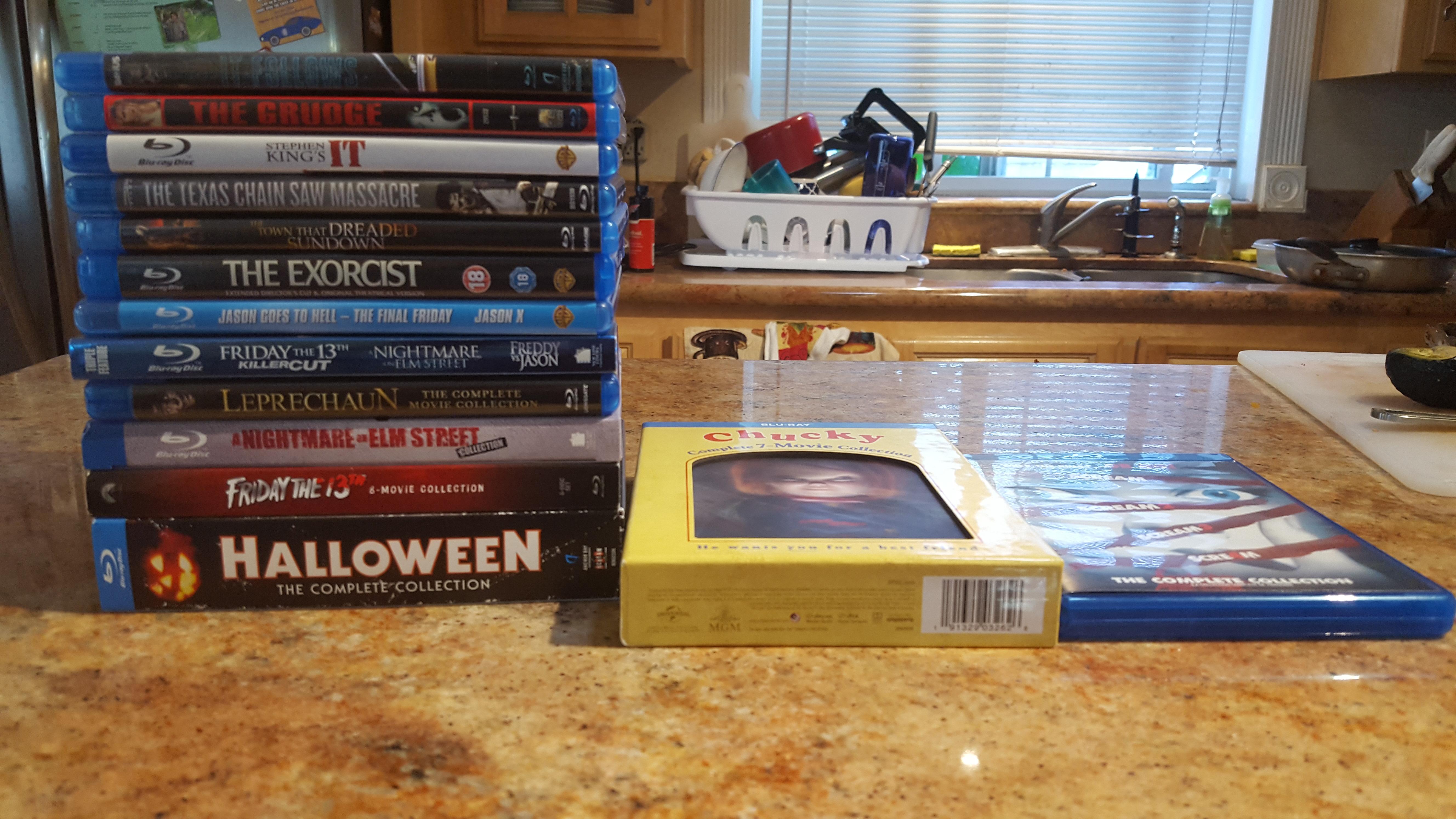 My Current Horror Movie Collection + My 2 Newest Additions (I've been