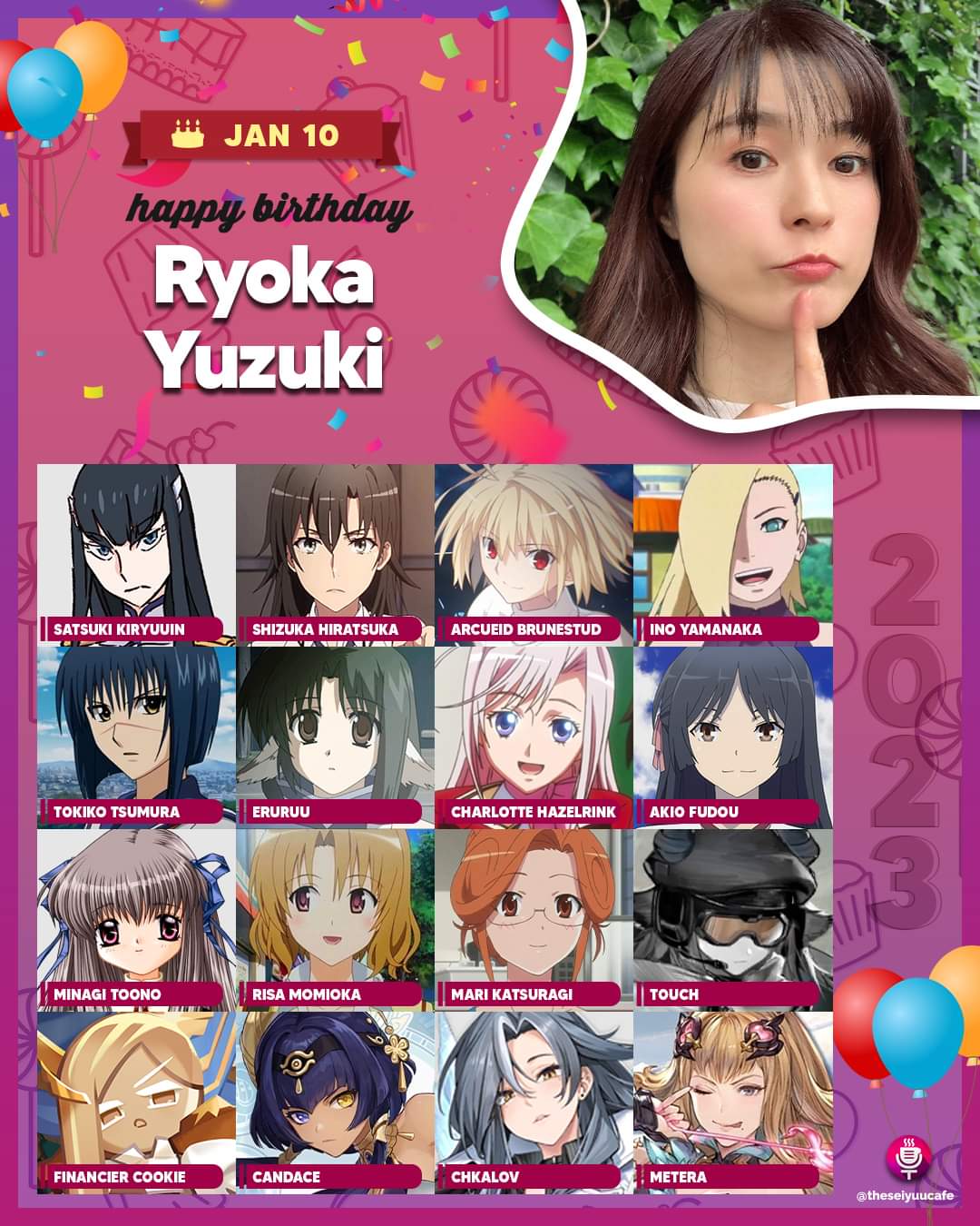 Happy birthday to Ryoka Yuzuki! 🥳🎊 r/Naruto