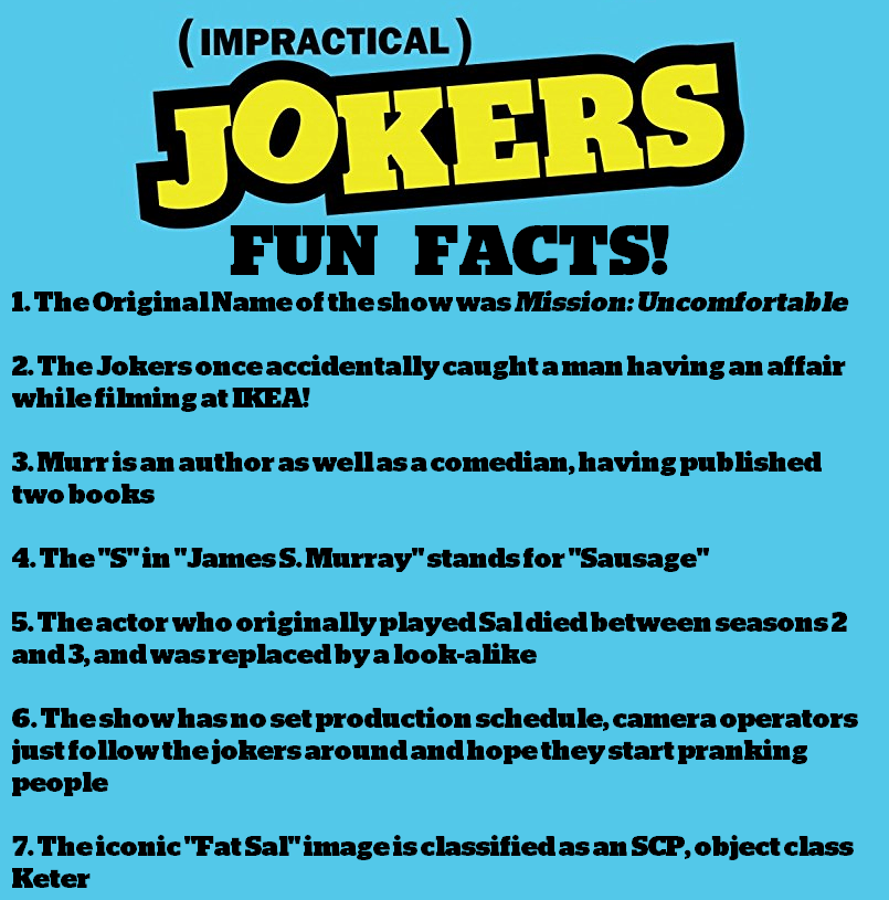 Impractical Jokers fun facts! r/ImpracticalJokers