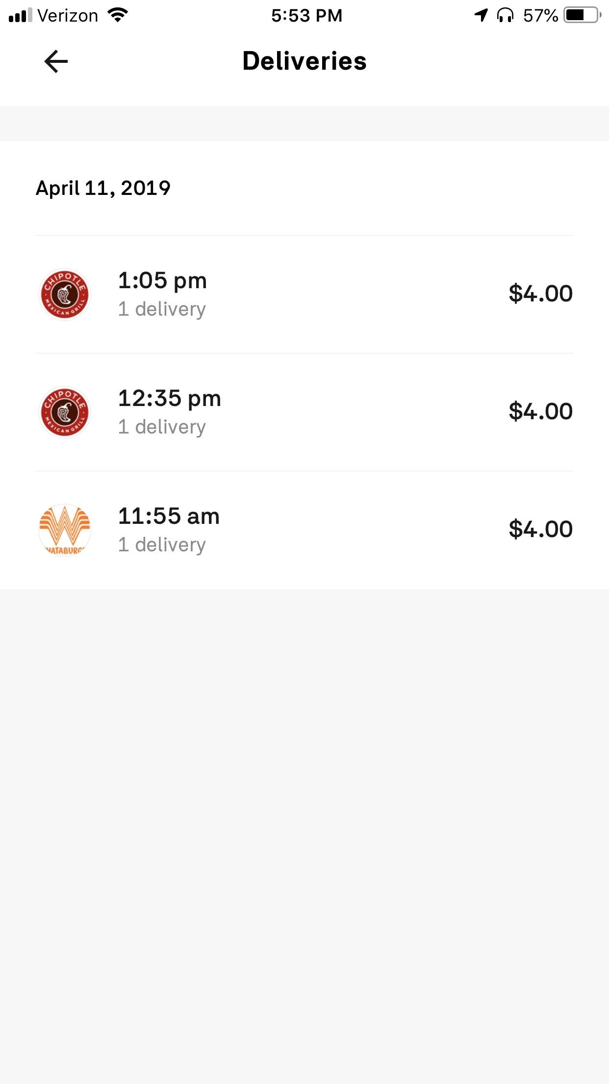 First day doing postmates, no tips and my card didn’t work properly for