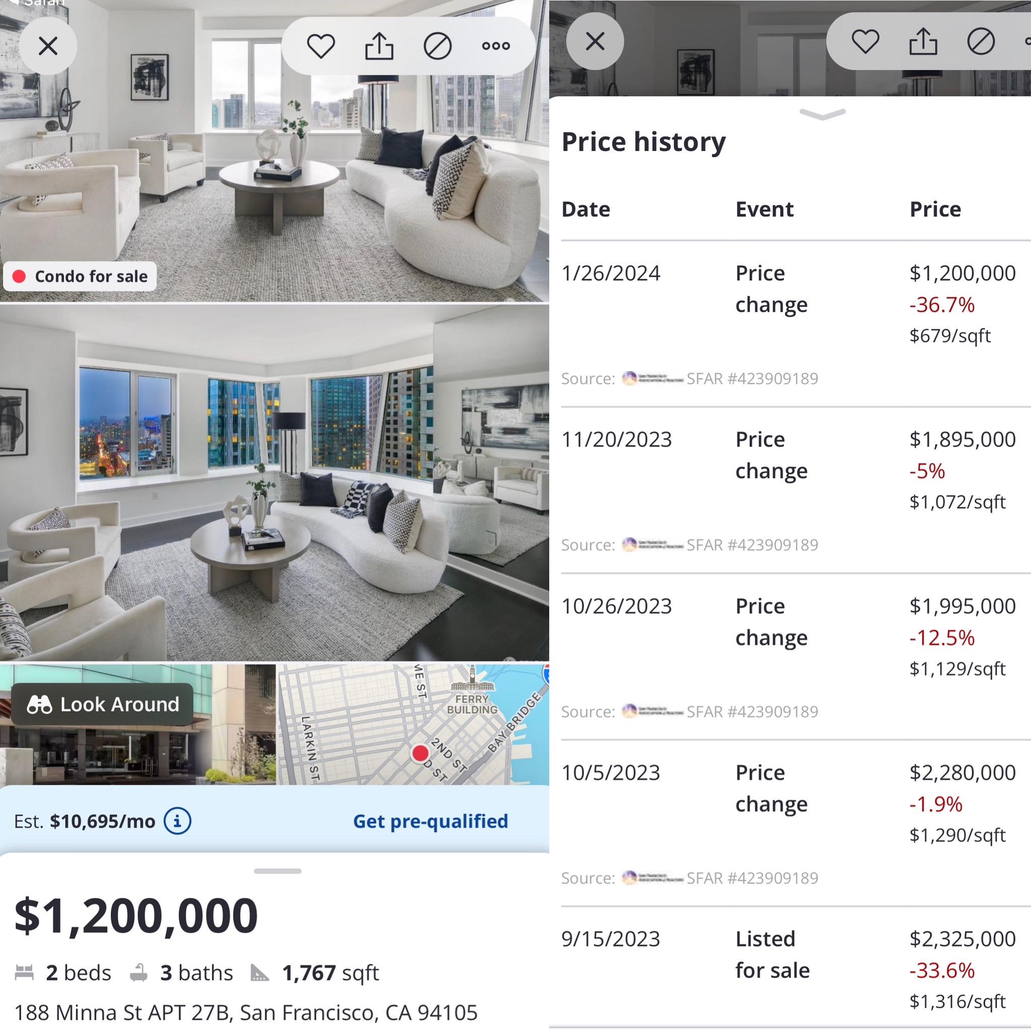 Fire sale on a St Regis condo r/sanfrancisco