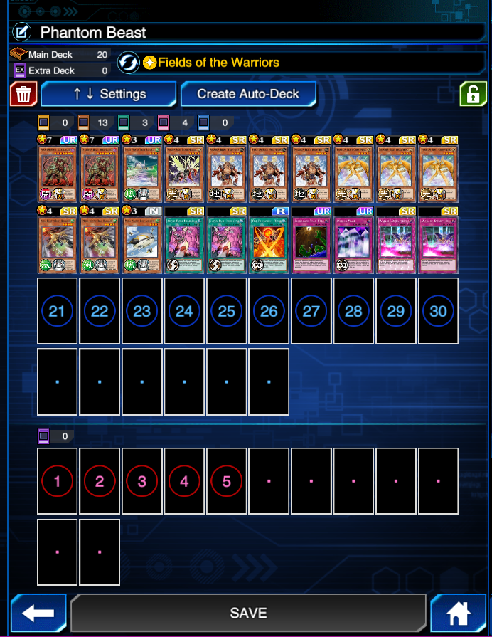[Deck]PhantomBeast Control Deck (Description in comments) r/DuelLinks