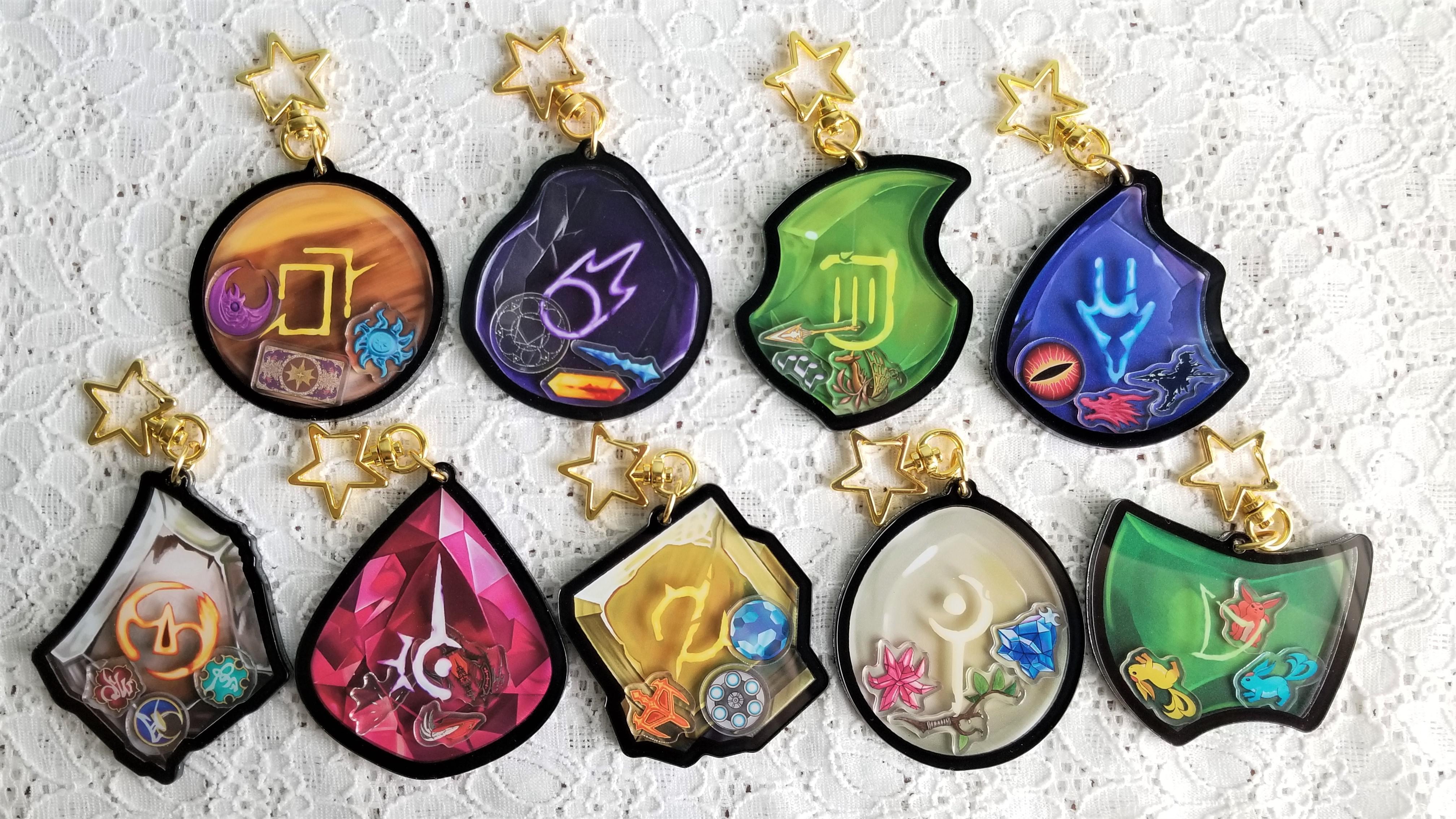 Job Stone Keychains 9 out of 17 complete! r/ffxiv