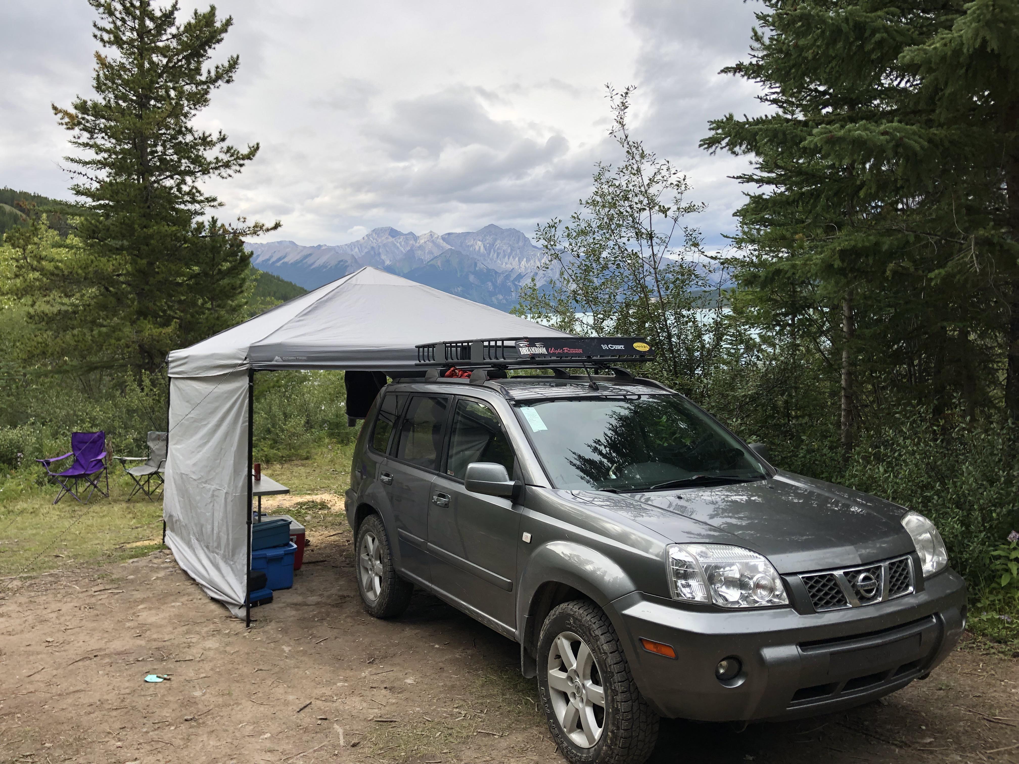 A set of allterrains and a roof rack have made my little XTrail as capable as I need it to be
