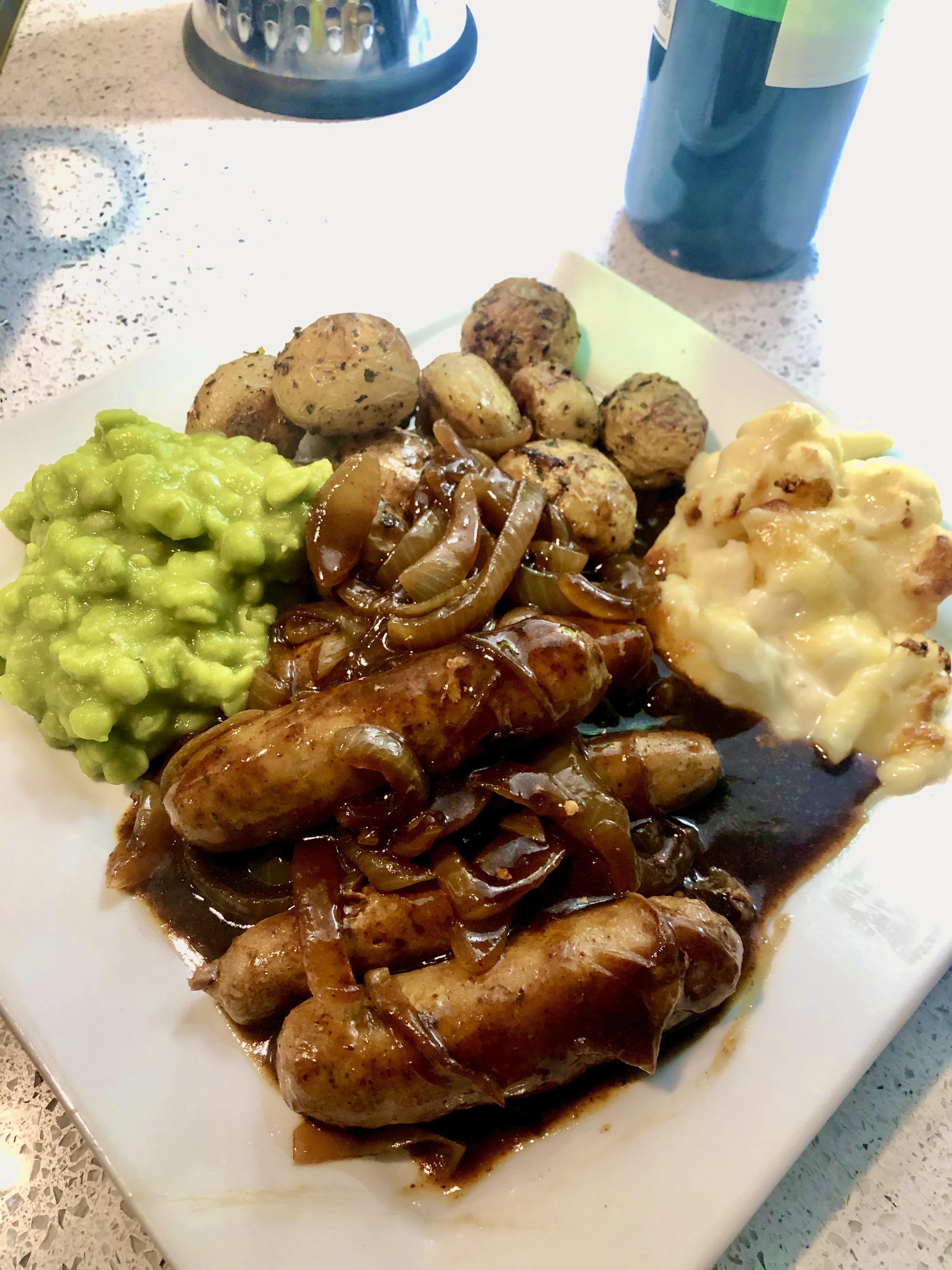 Midweek sausage time r/UK_Food