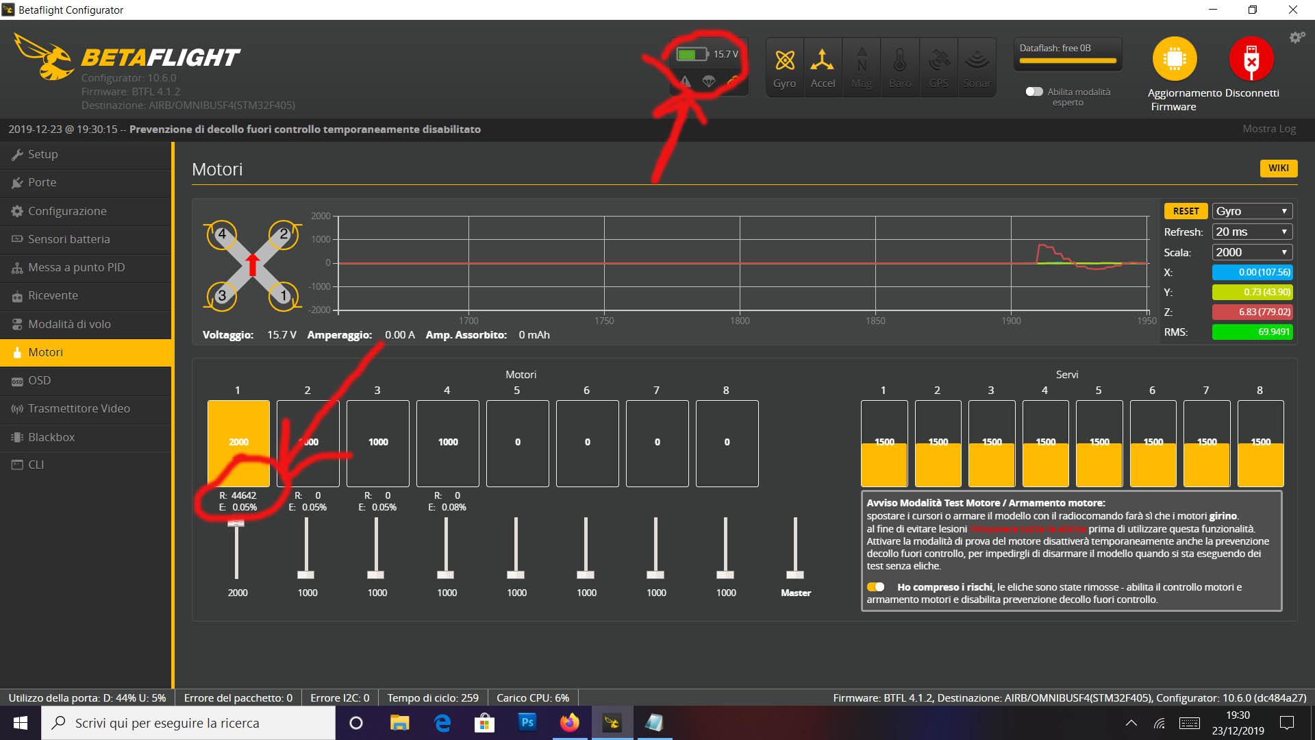 You can now measure a motor KV with Betaflight. just divide rpm by