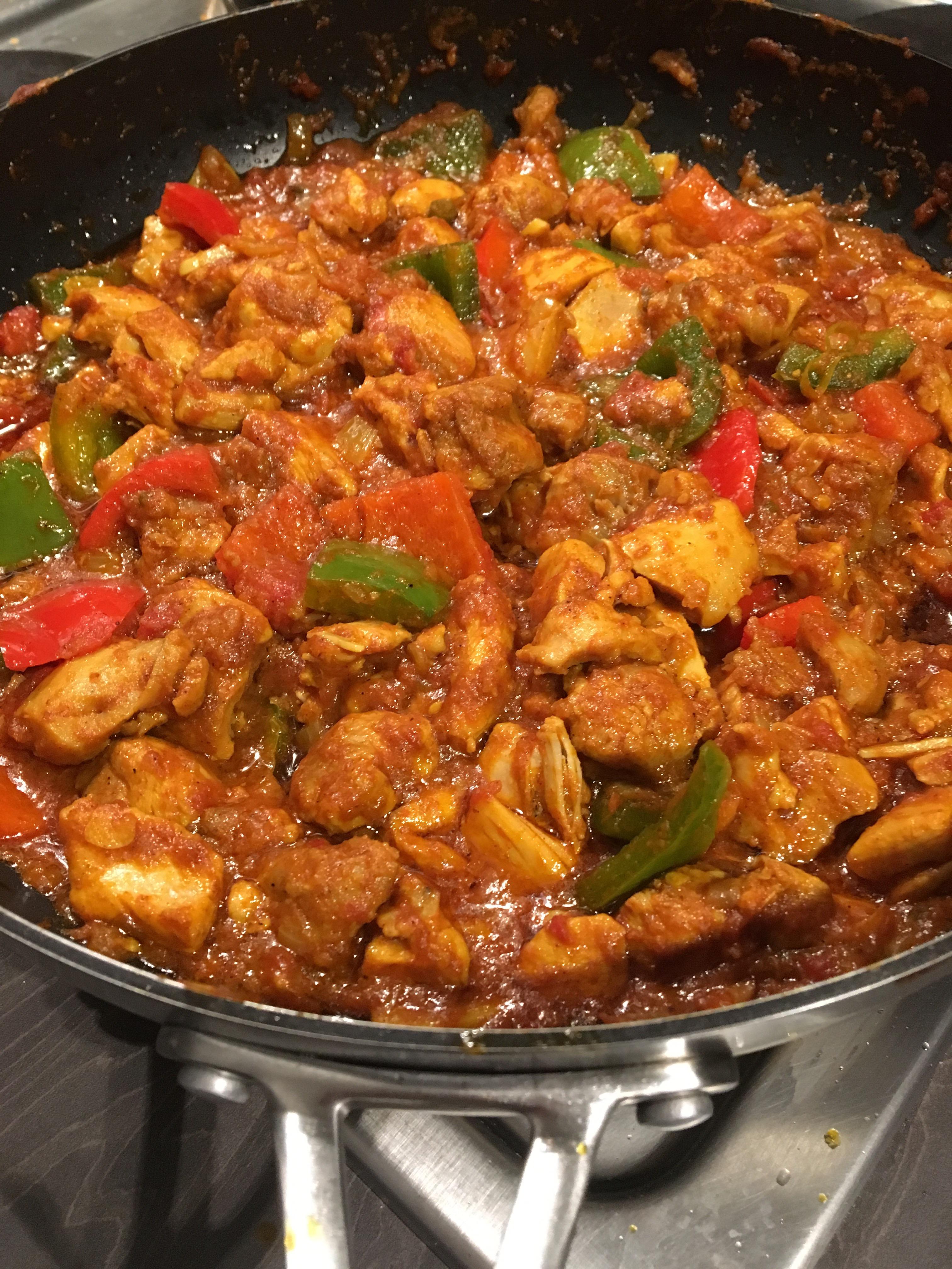 [Homemade] Chicken Jalfrezi r/food