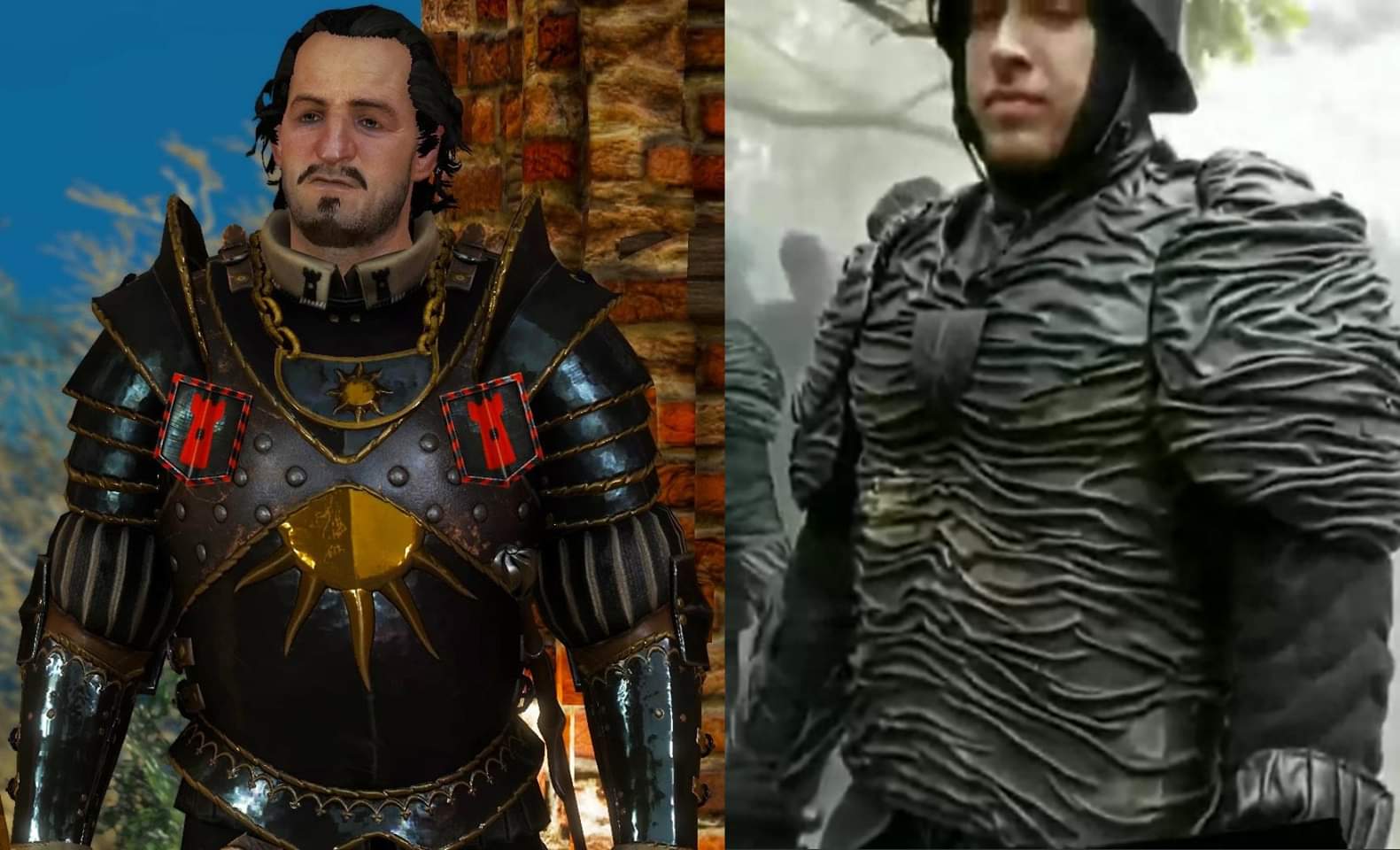 Heres your Netflix edition Nilfgaardian armor. thewitcher3