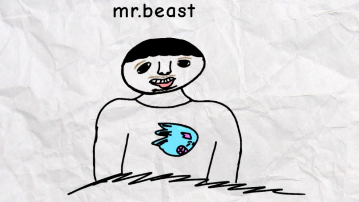 my first drawing of mr beast 👍 r/MeatCanyon