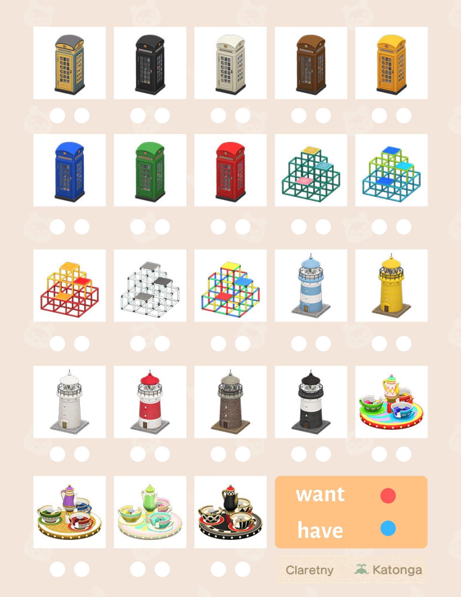 Nook Miles Outside Furniture Trade Templates r/AnimalCrossing