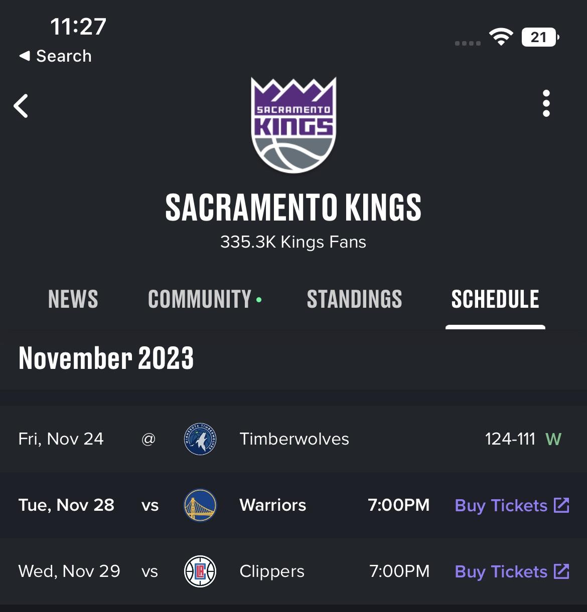 Can someone explain why the NBA schedules like this? Why not use the 4 days to exclude the back to back? r/kings
