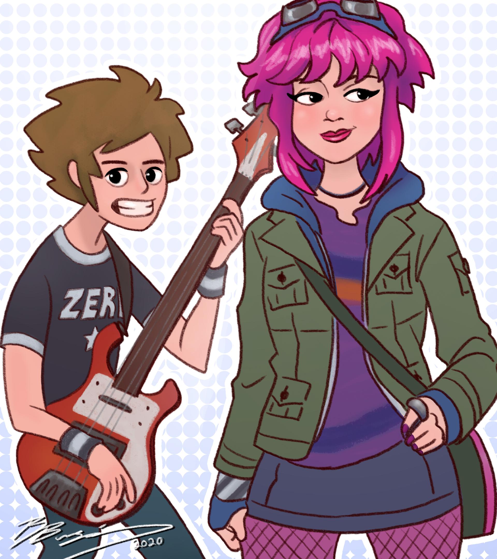 10 Years on and I still love this movie. Here's Scott and Ramona drawn