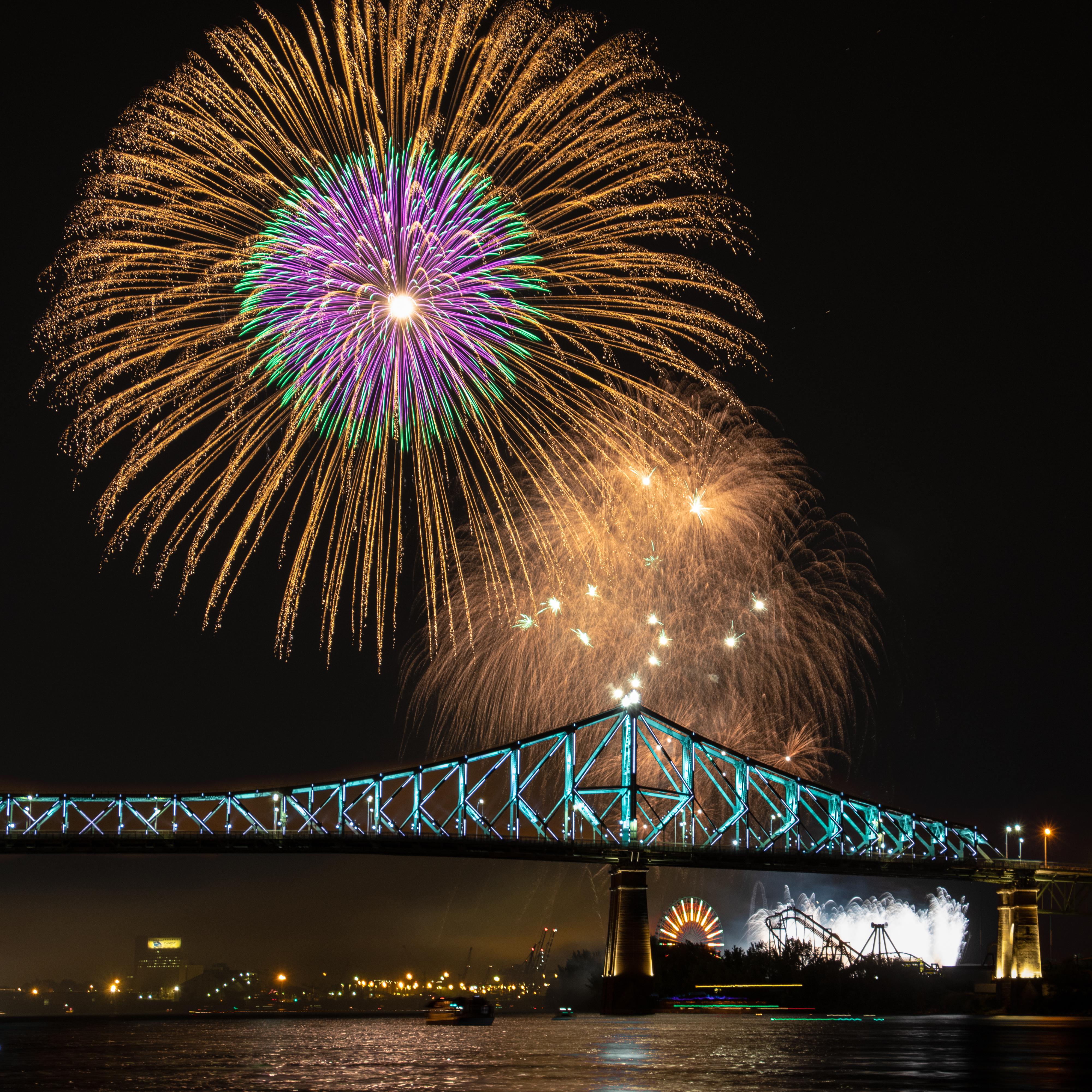Fireworks from last night r/montreal