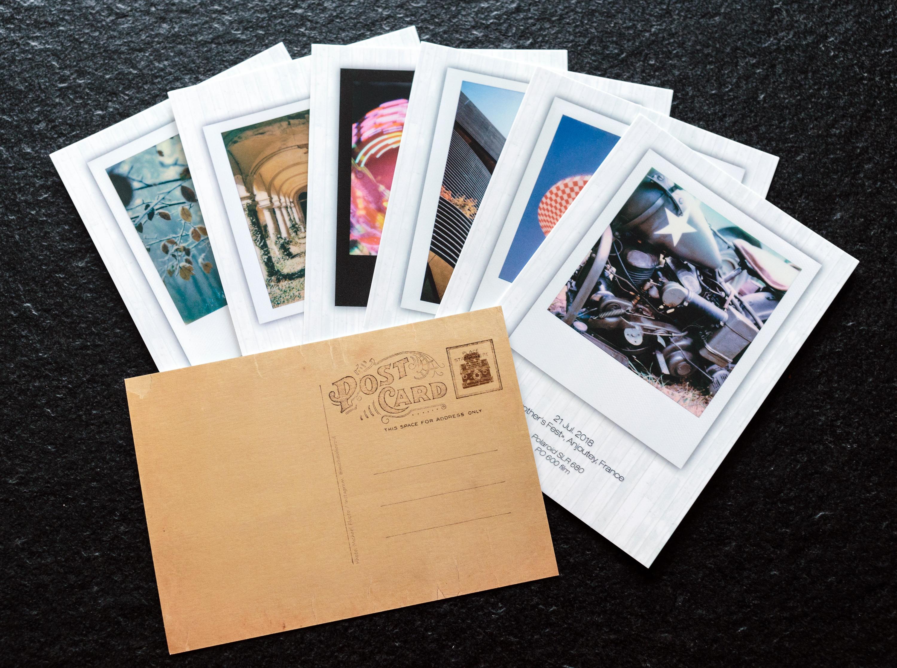 Made myself postcards using some of my photos ) r/Polaroid