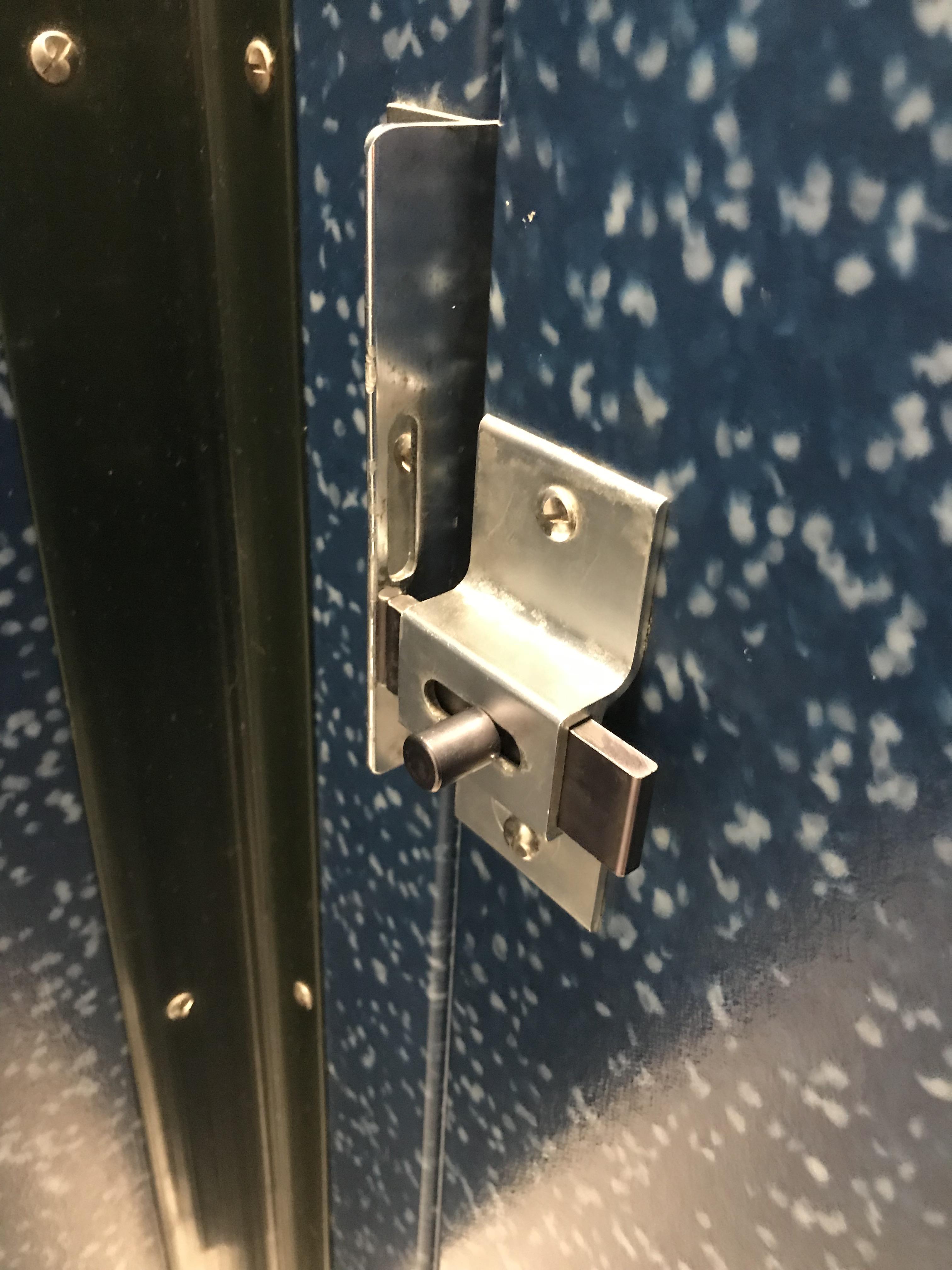 Bathroom Stall Door Lock