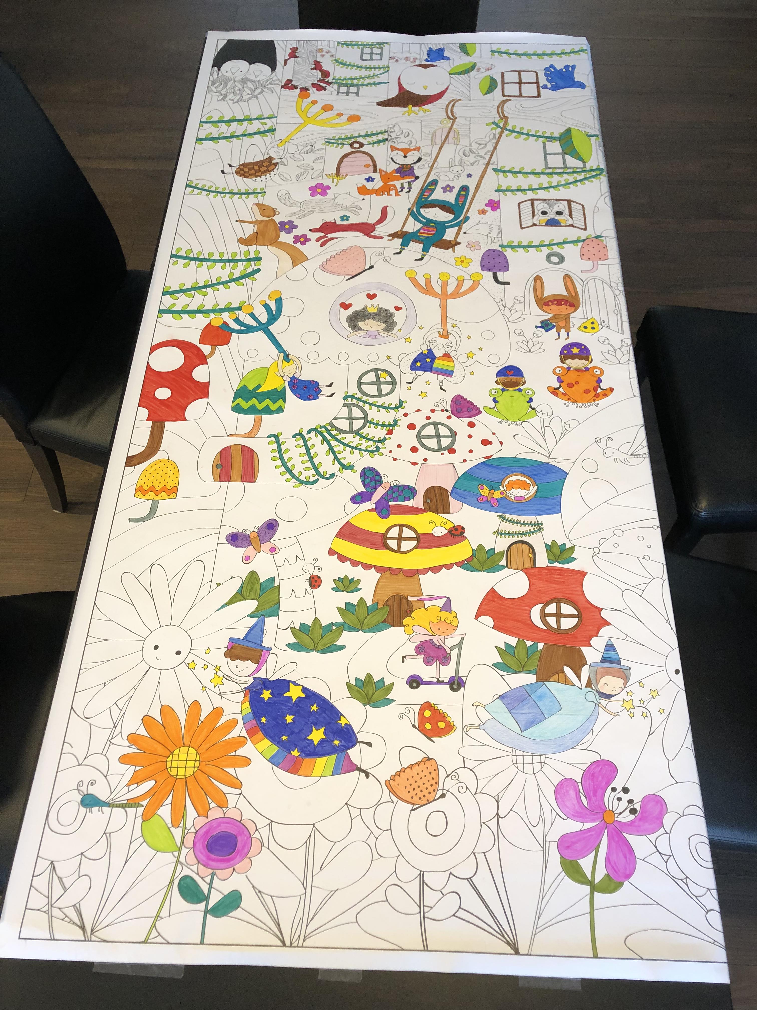 Giant colouring sheet from Dollarama r/Coloring