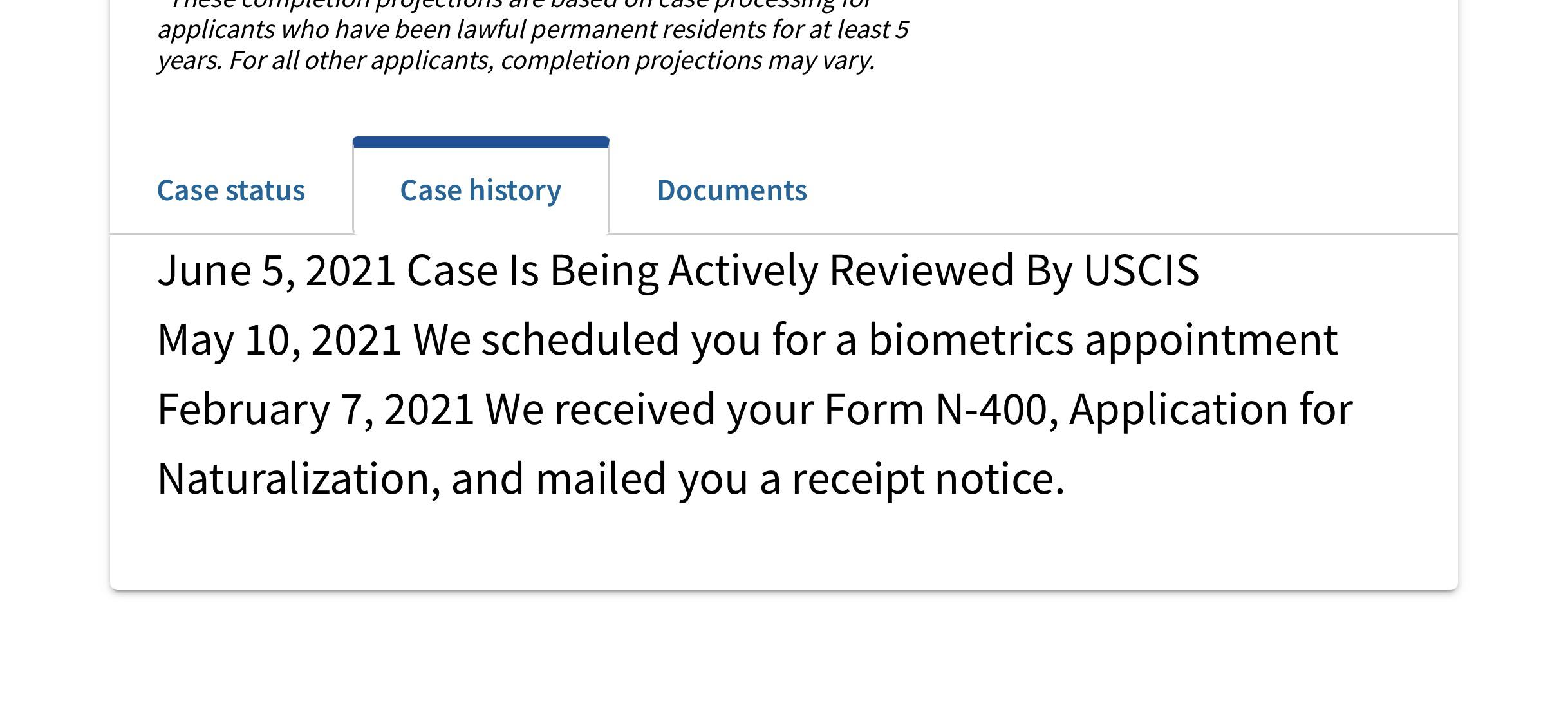 A quick update on my n400 case! Completed biometrics yesterday! r/USCIS