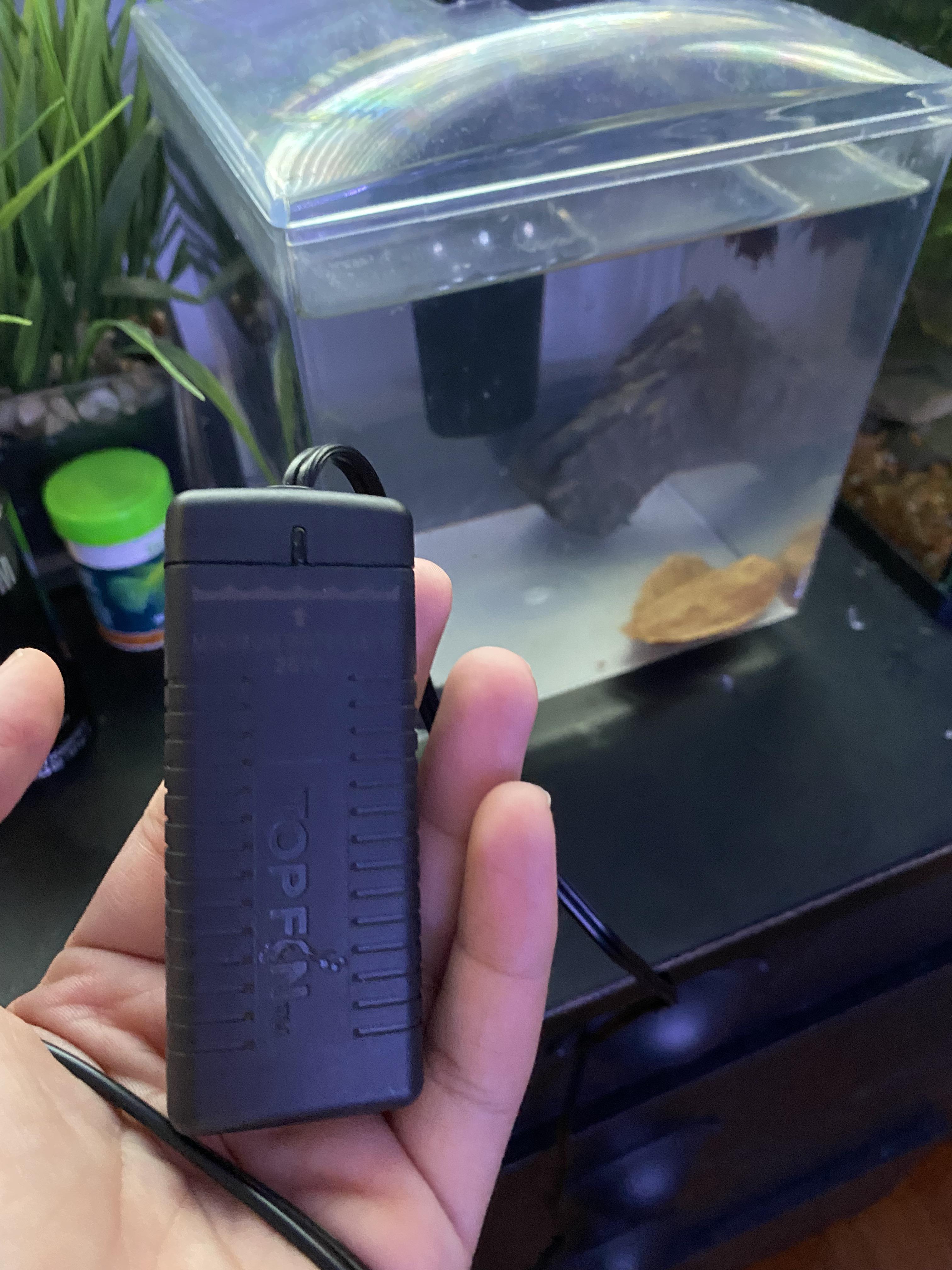 So I my mom got me this 20 watt heater for my bettas hospital tank. The