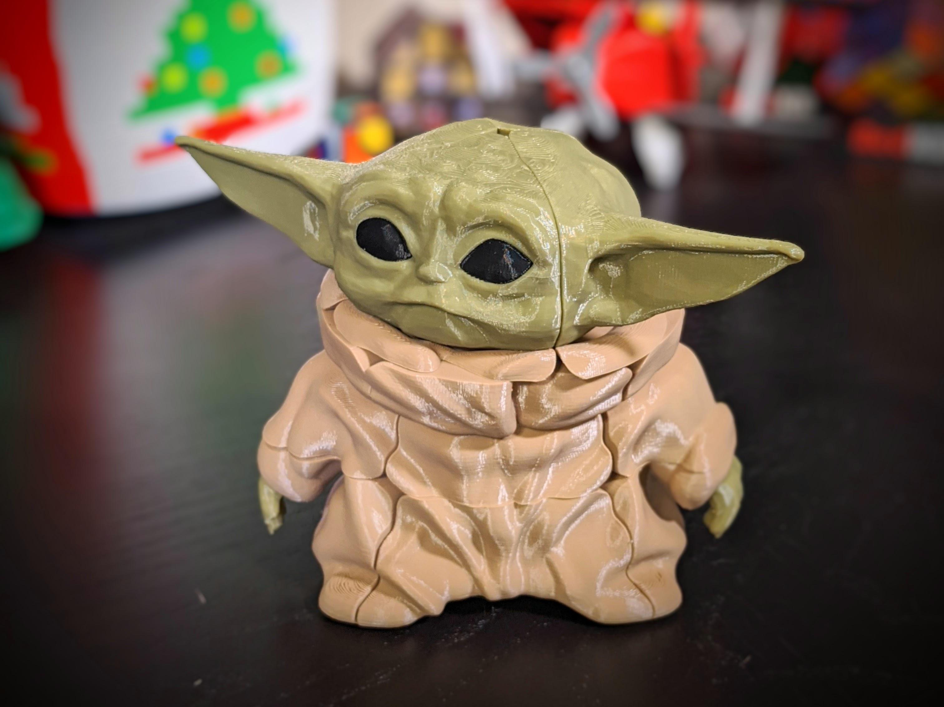 I made a Baby Yoda Rubik's Cube 3Dprinting
