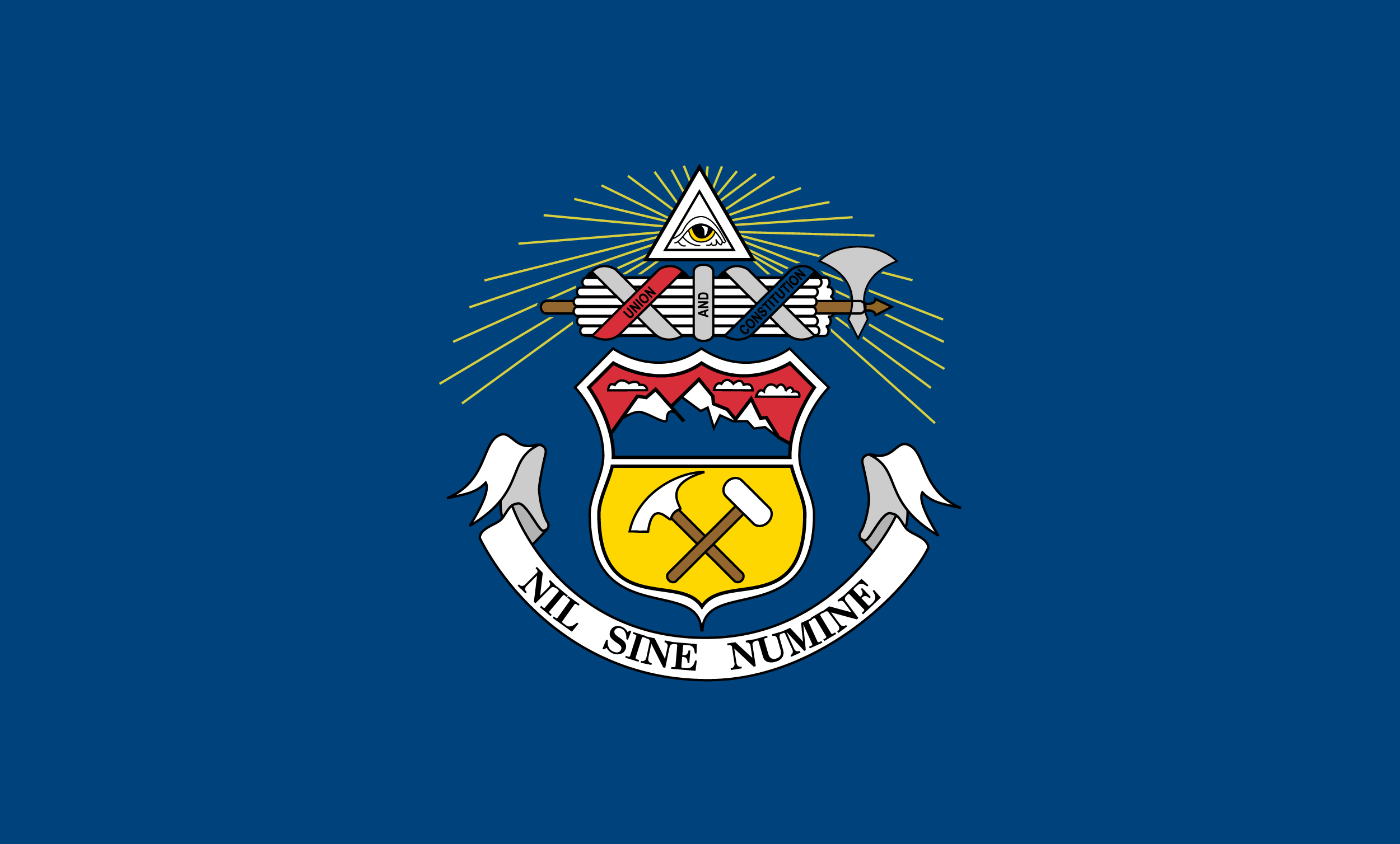 Flag of Colorado From 1907 to 1911 r/vexillology