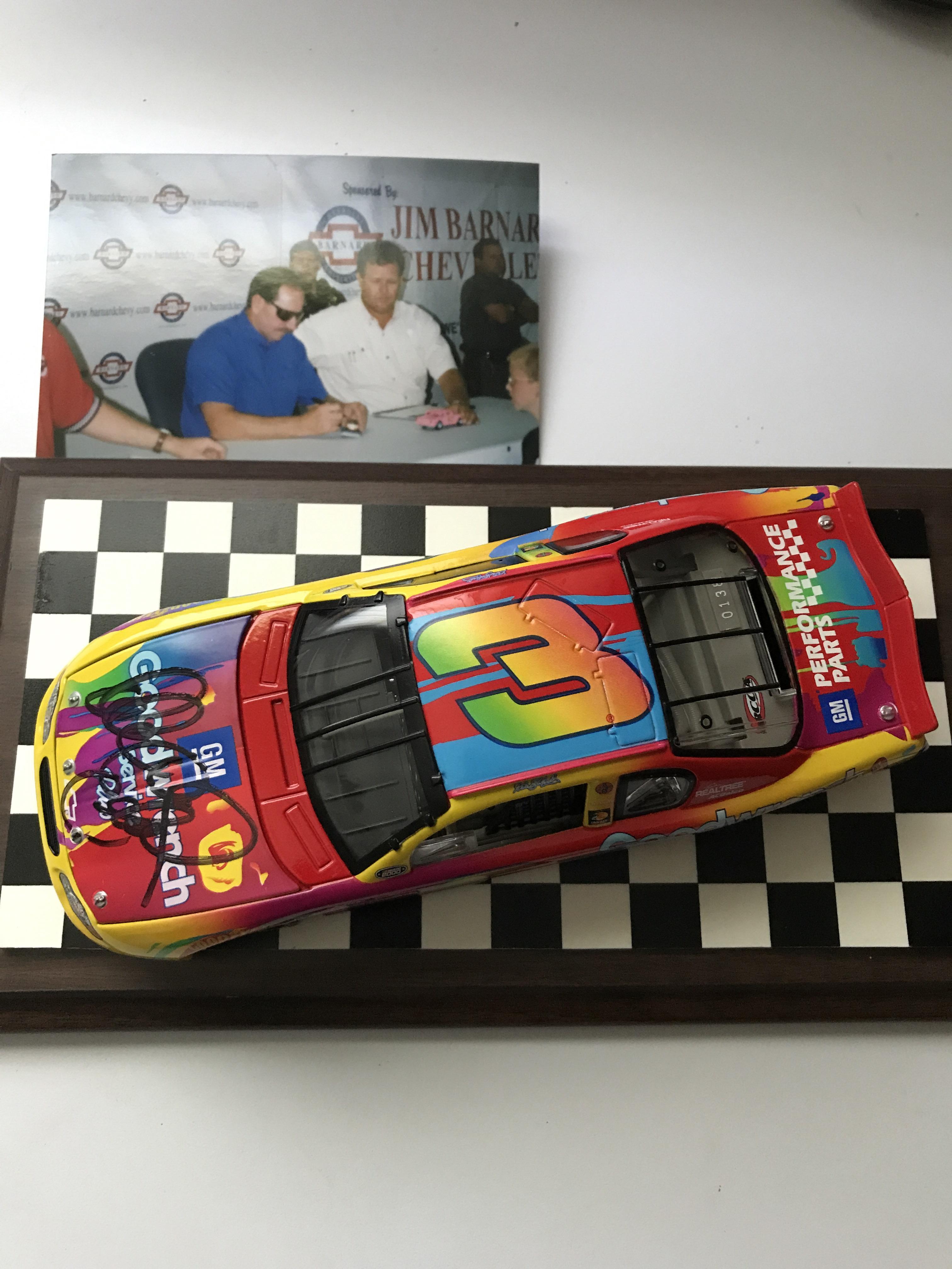Autographed Peter Max, signed at Jim Barnard Chevy, Churchville NY r
