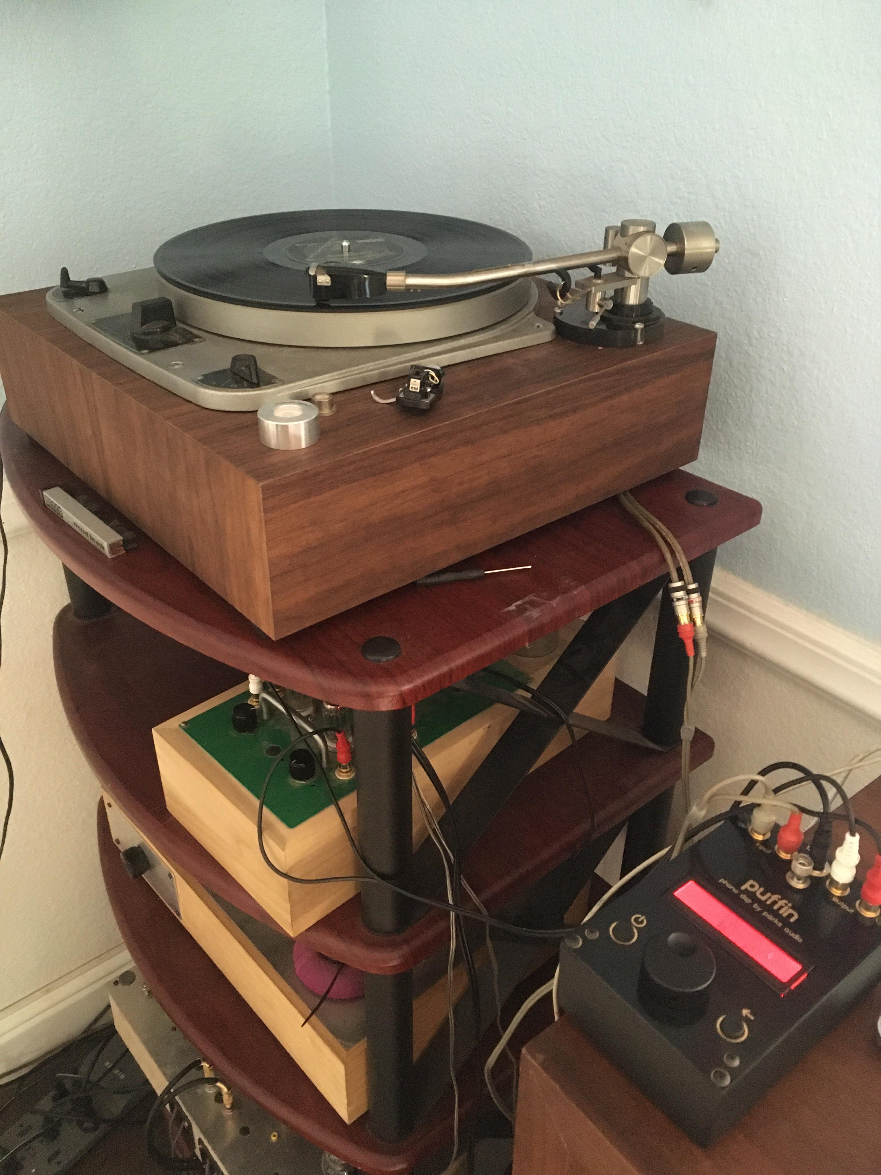 Working on my SET up today r/turntables