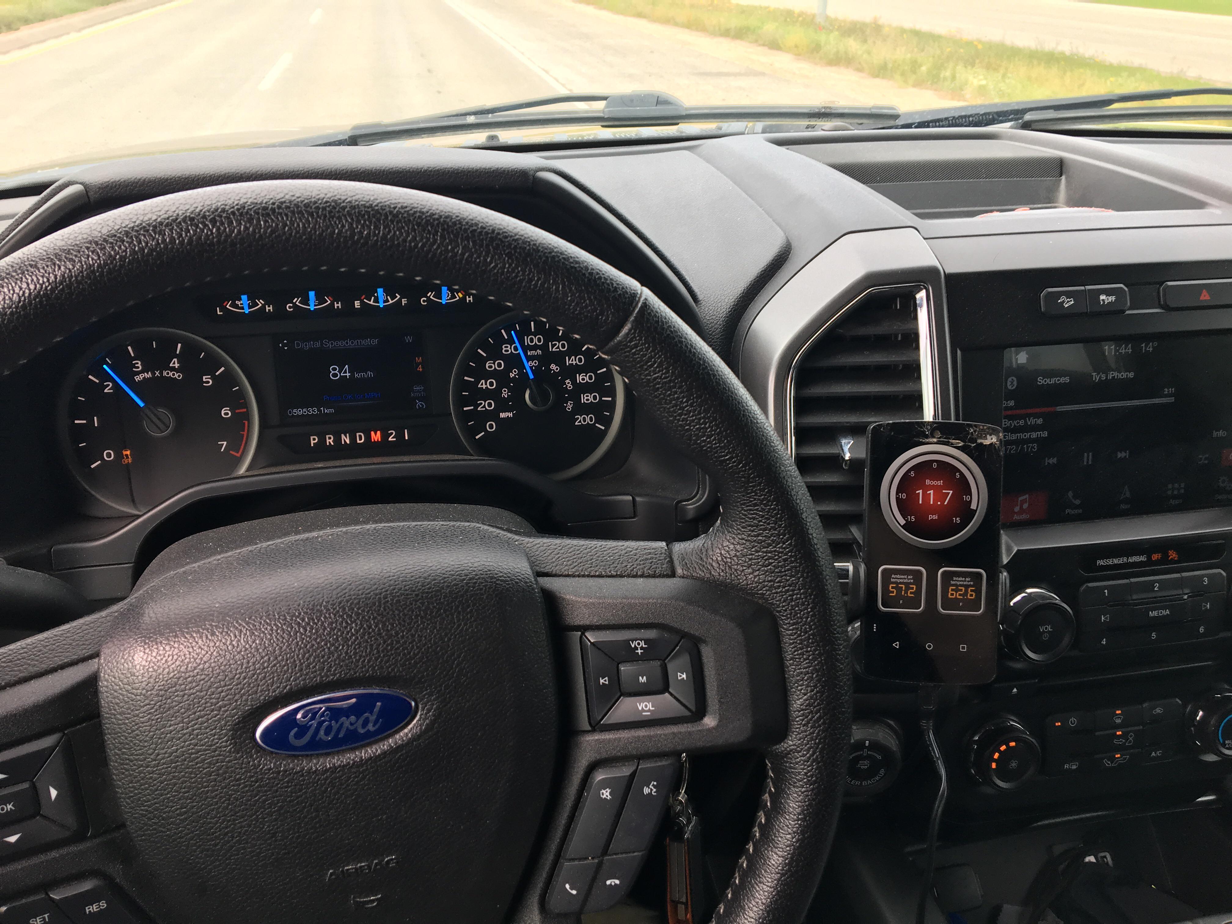 My 3.5 ecoboost boost gauge r/f150