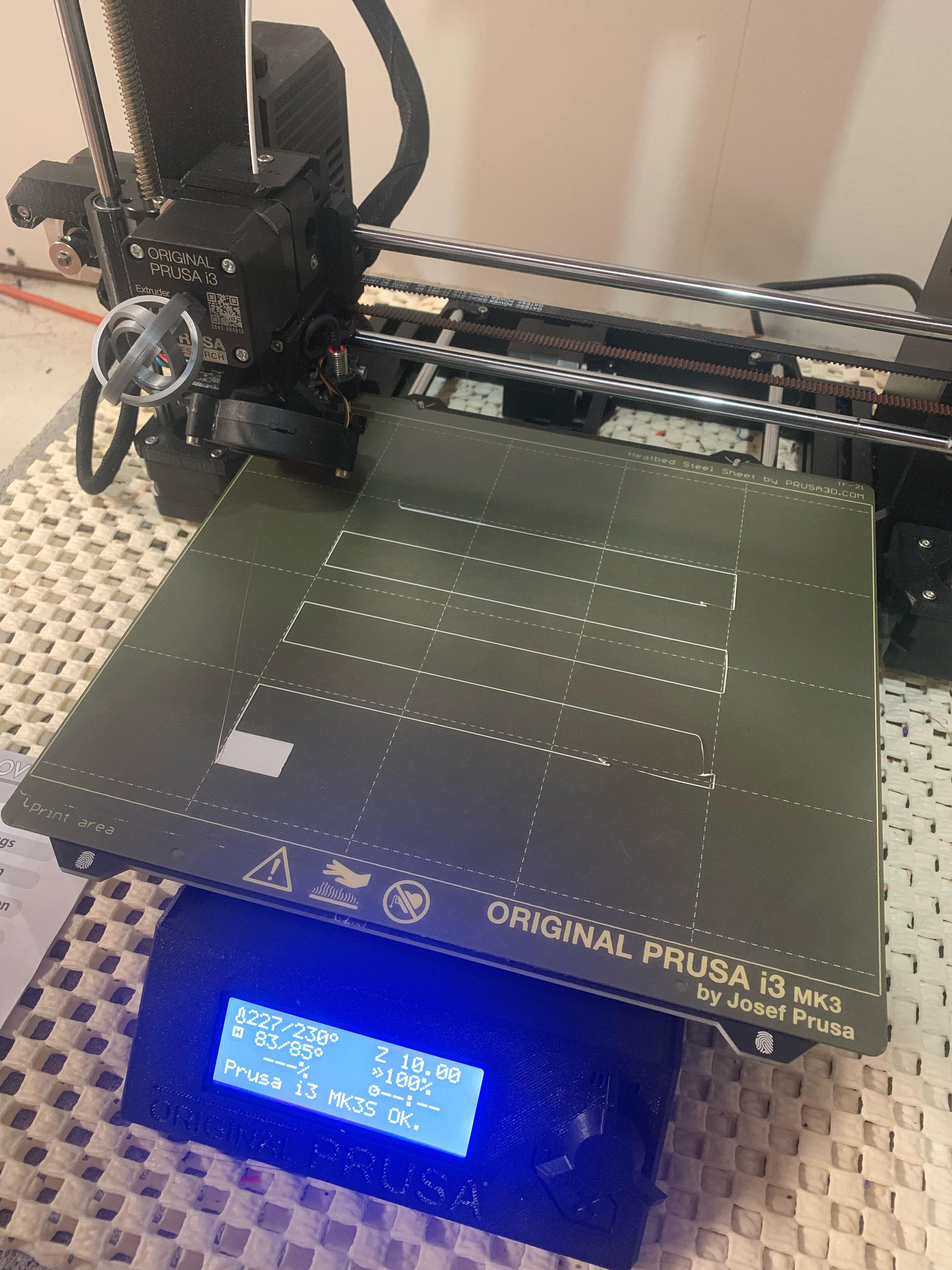 Does overture PETG just suck? It won’t stick (230 nozzle, 85 bed, Prusa