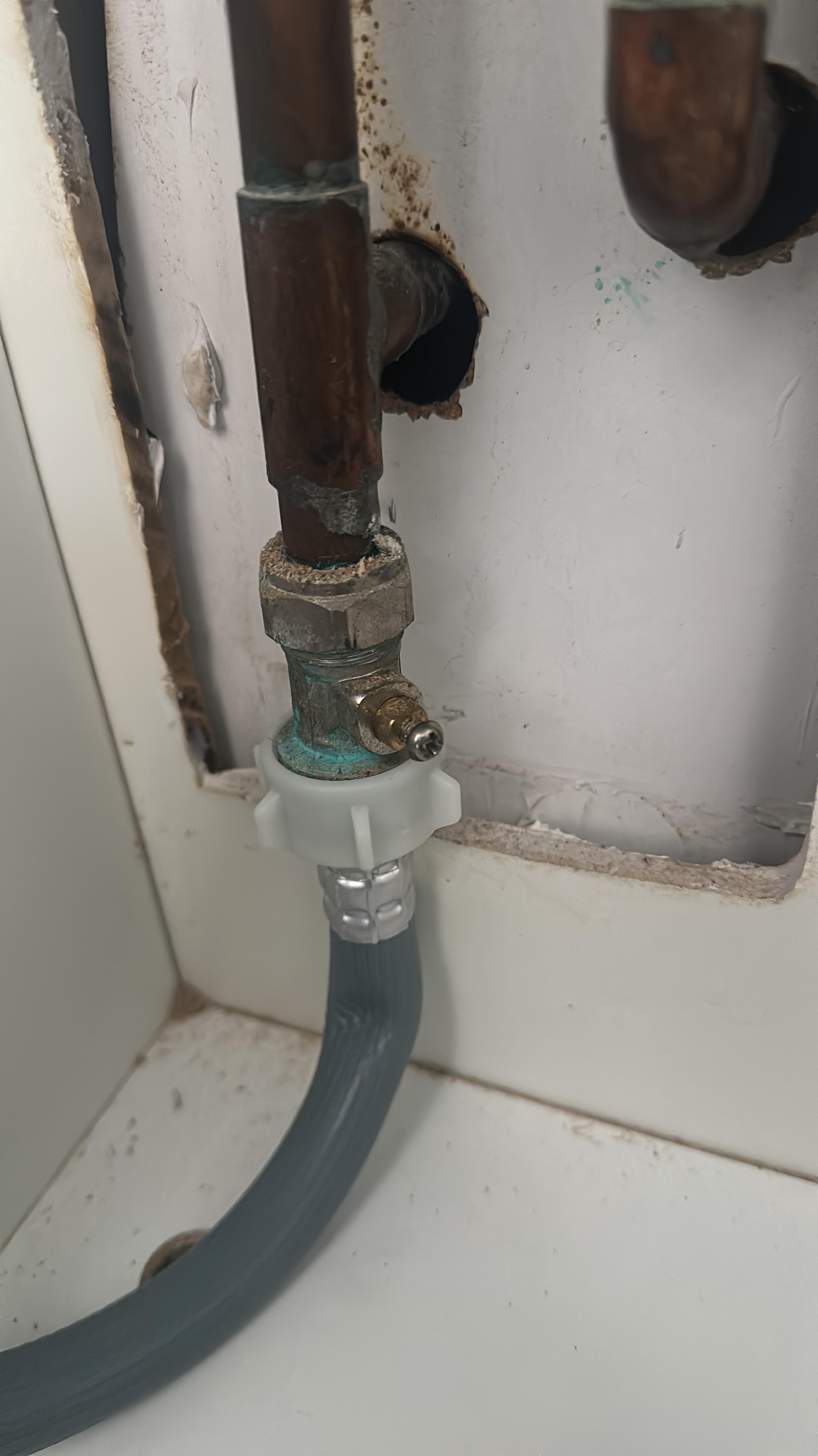 No water into washing machine after installation r/Plumbing
