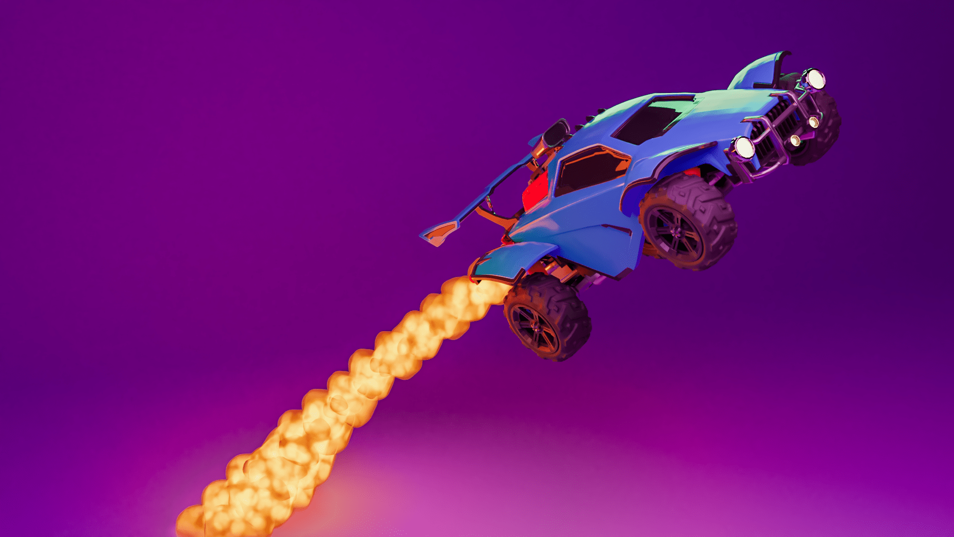 WIP Rocket League Smoke Test r/blender