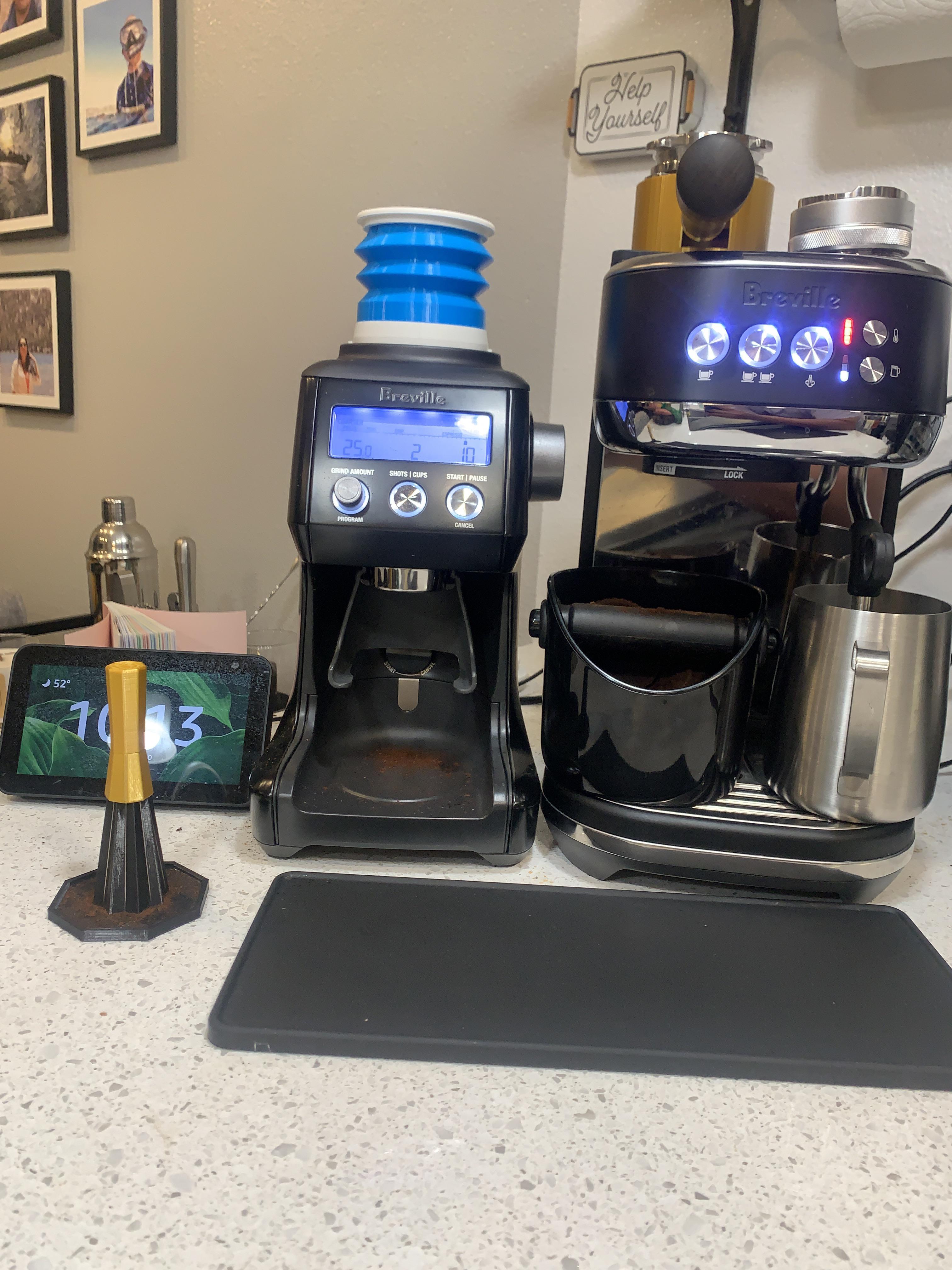 Making the best with what I have. Bambino Plus with Smart Grinder Pro