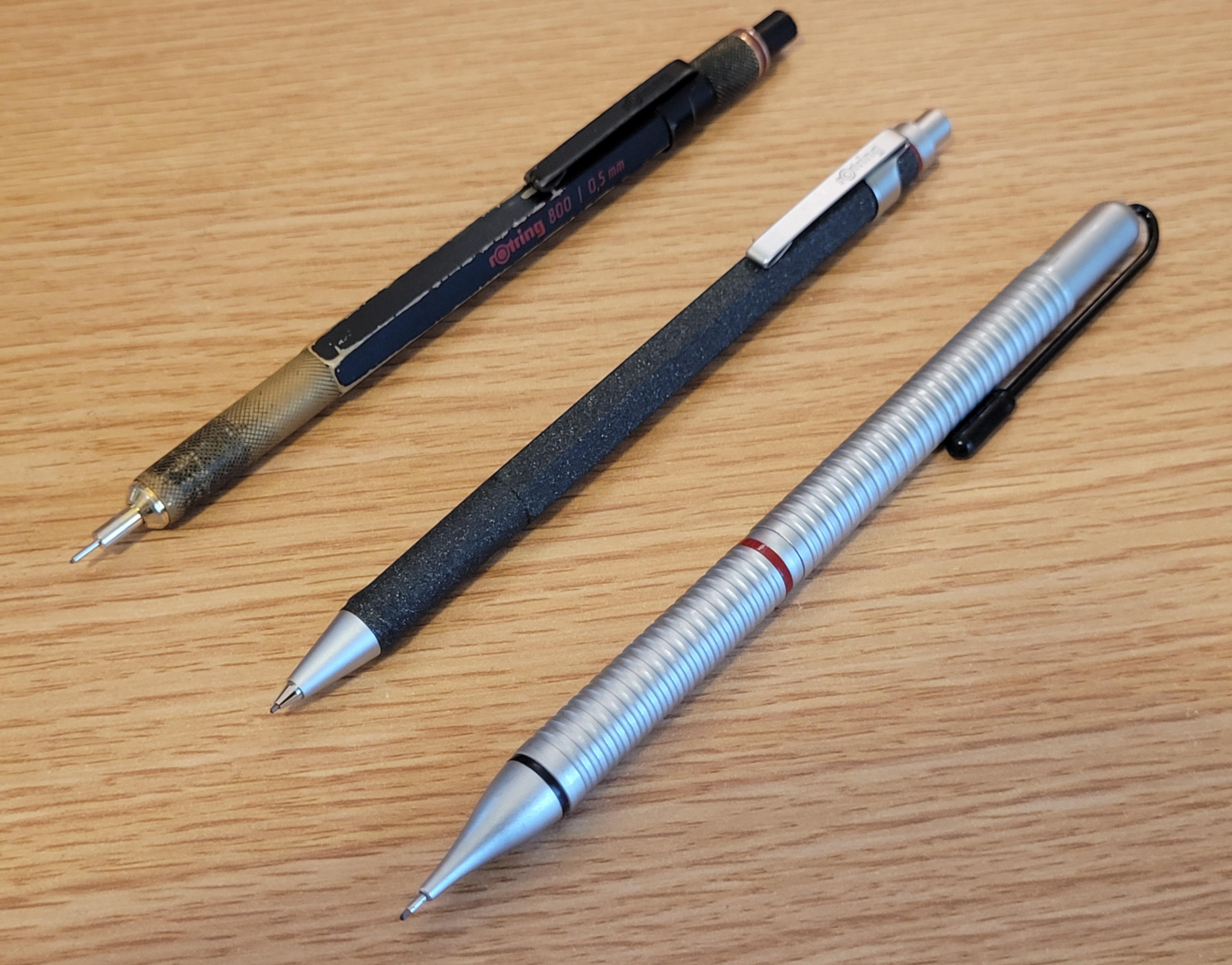 Three Very Different ROtring Pencils r/mechanicalpencils