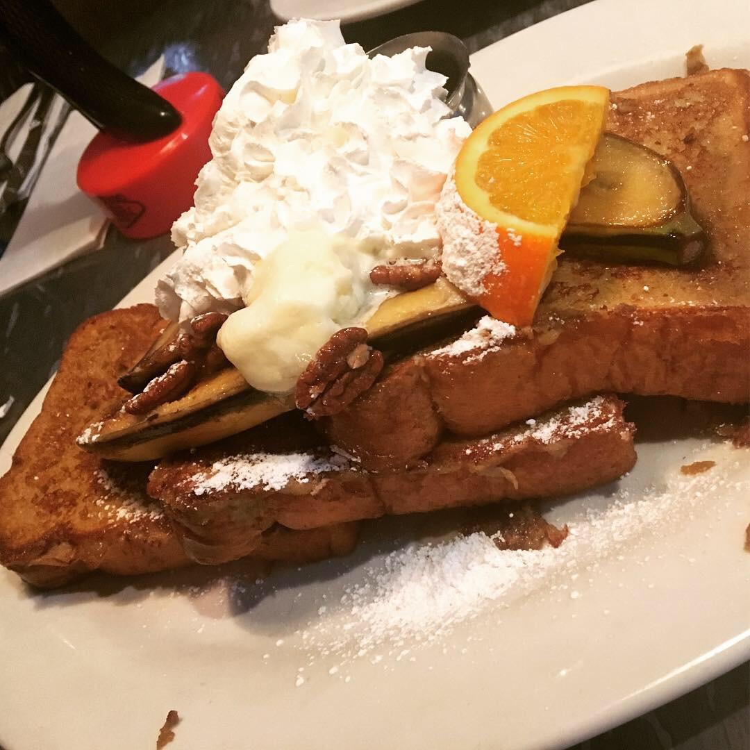Hash House a Go Go in Las Vegas at The Linq. Maple Banana Pecan French