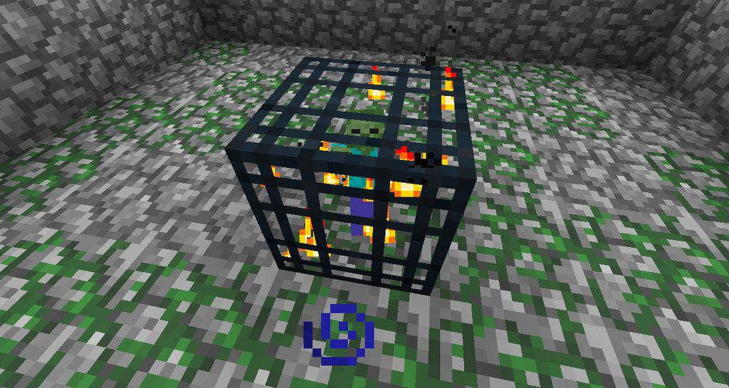 How do I find a zombie creeper or skeleton spawner, using creative but